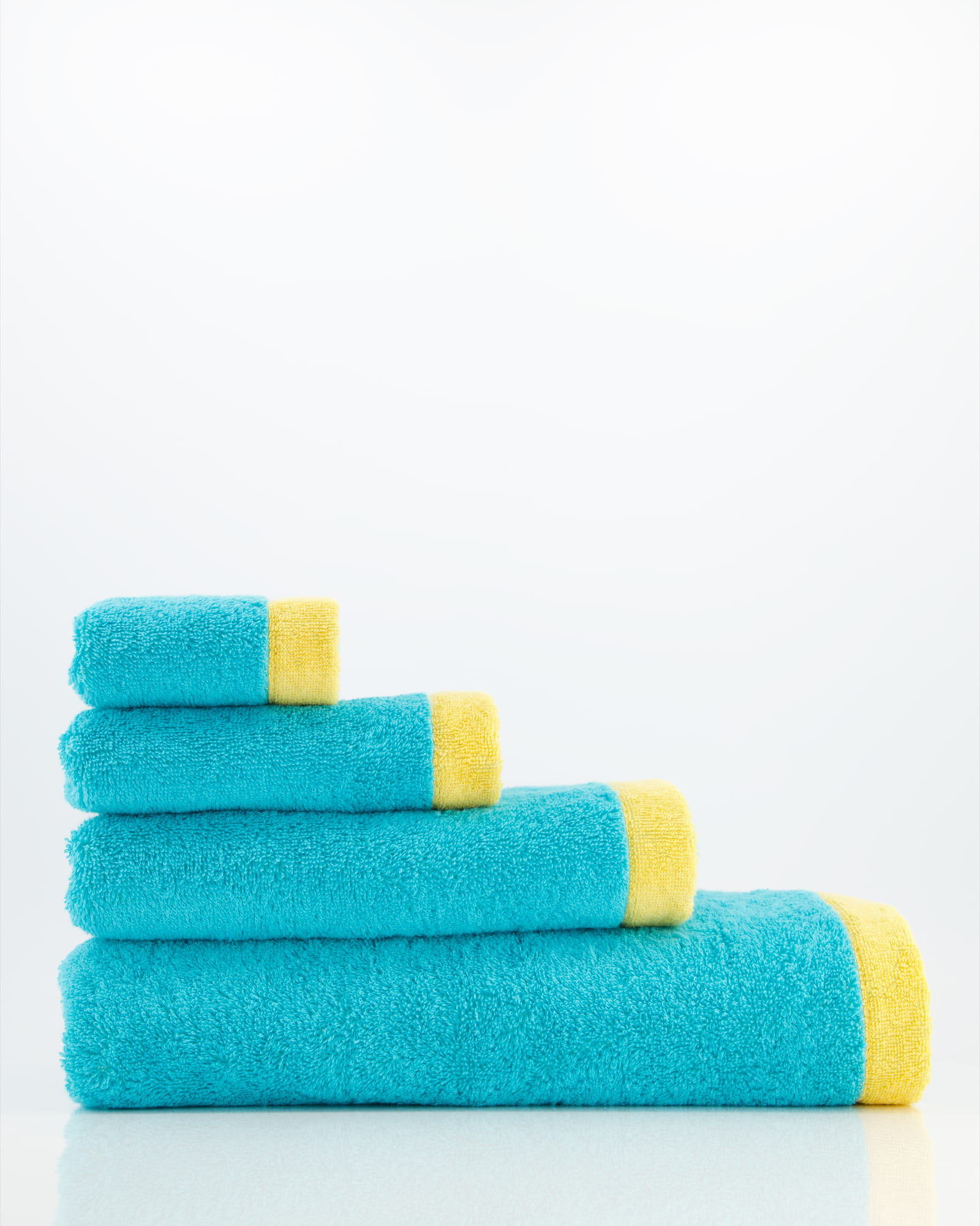 Cawö Handtücher Lifestyle Splash 7071 türkis/apricot - 15 - Duschtuch 70x140 cm