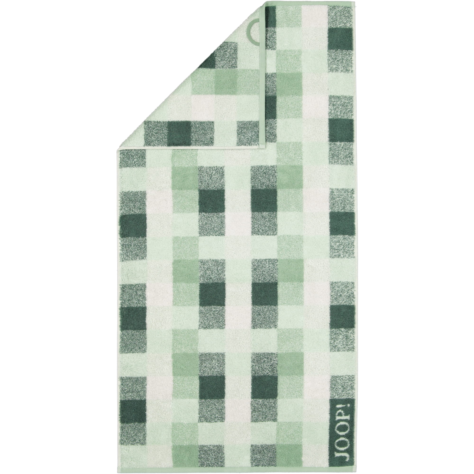 JOOP! Handtücher Vibe Karo 1699 salbei - 44 - Handtuch 50x100 cm