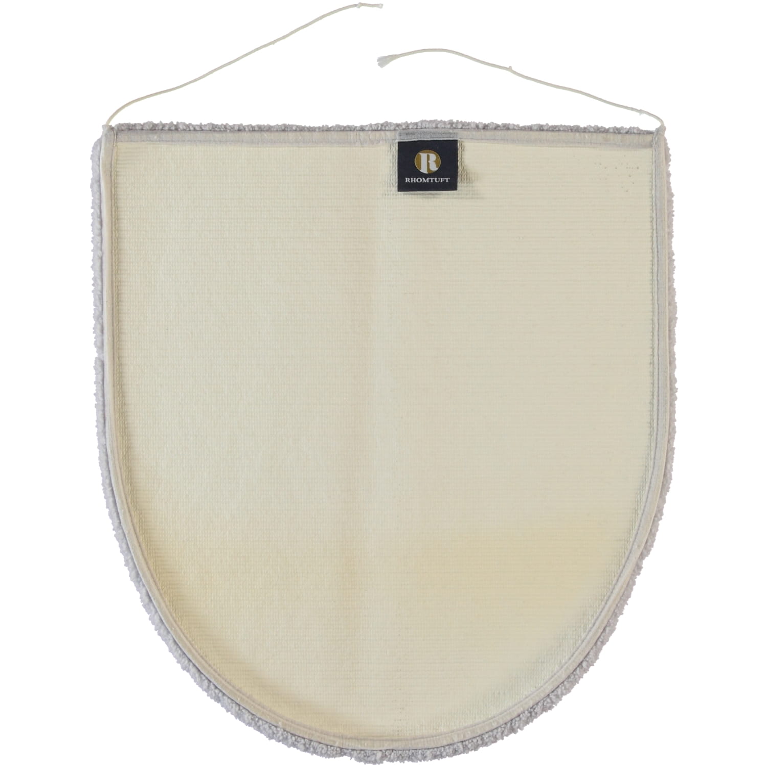 Rhomtuft - Badteppiche Square - Farbe: perlgrau - 11 - Deckelbezug 45x50 cm