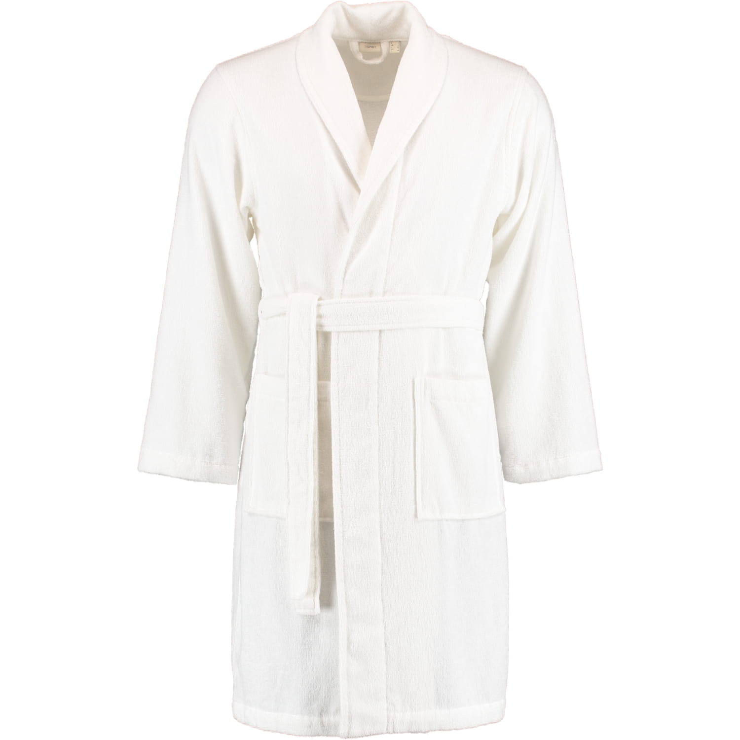 Esprit Bademäntel unisex Schalkragen Mono white - 030