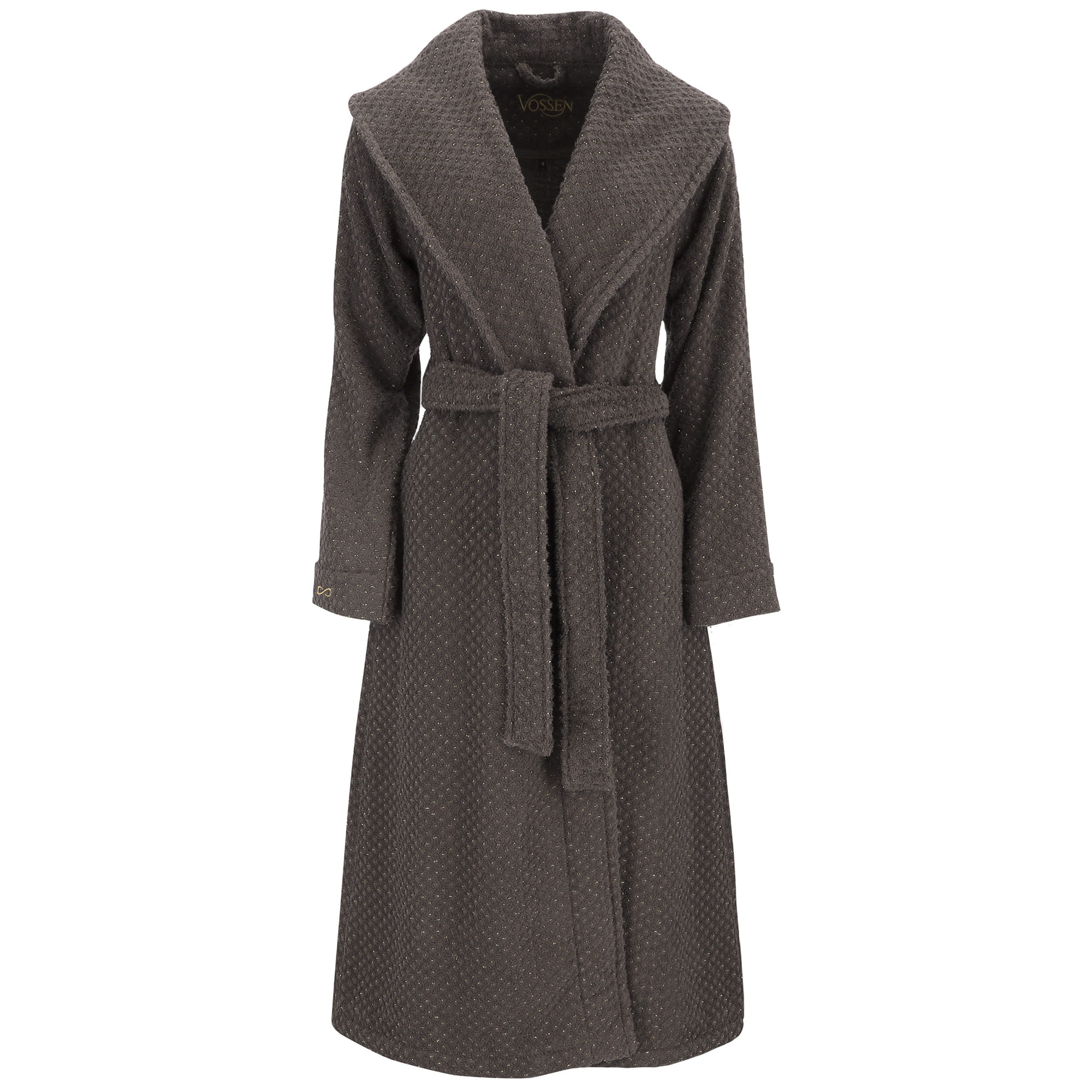 Vossen Bademäntel Damen Schalkragen Golden Century slate grey - 7420