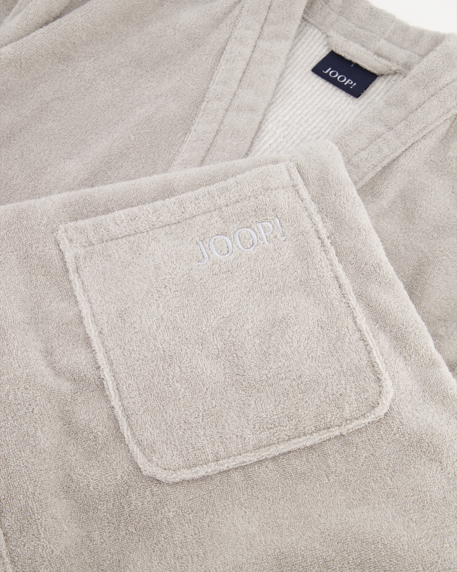 JOOP! Classic - Herren Bademantel - Kimono 1618 - Farbe: 76 - silber