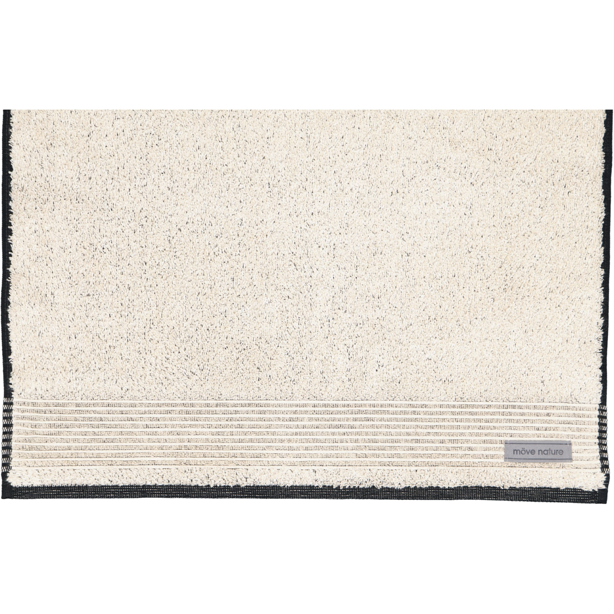 Möve - Eden - Melange mit Biesenbordüre - Farbe: natur - 081 (1-0151/8944) - Handtuch 50x100 cm