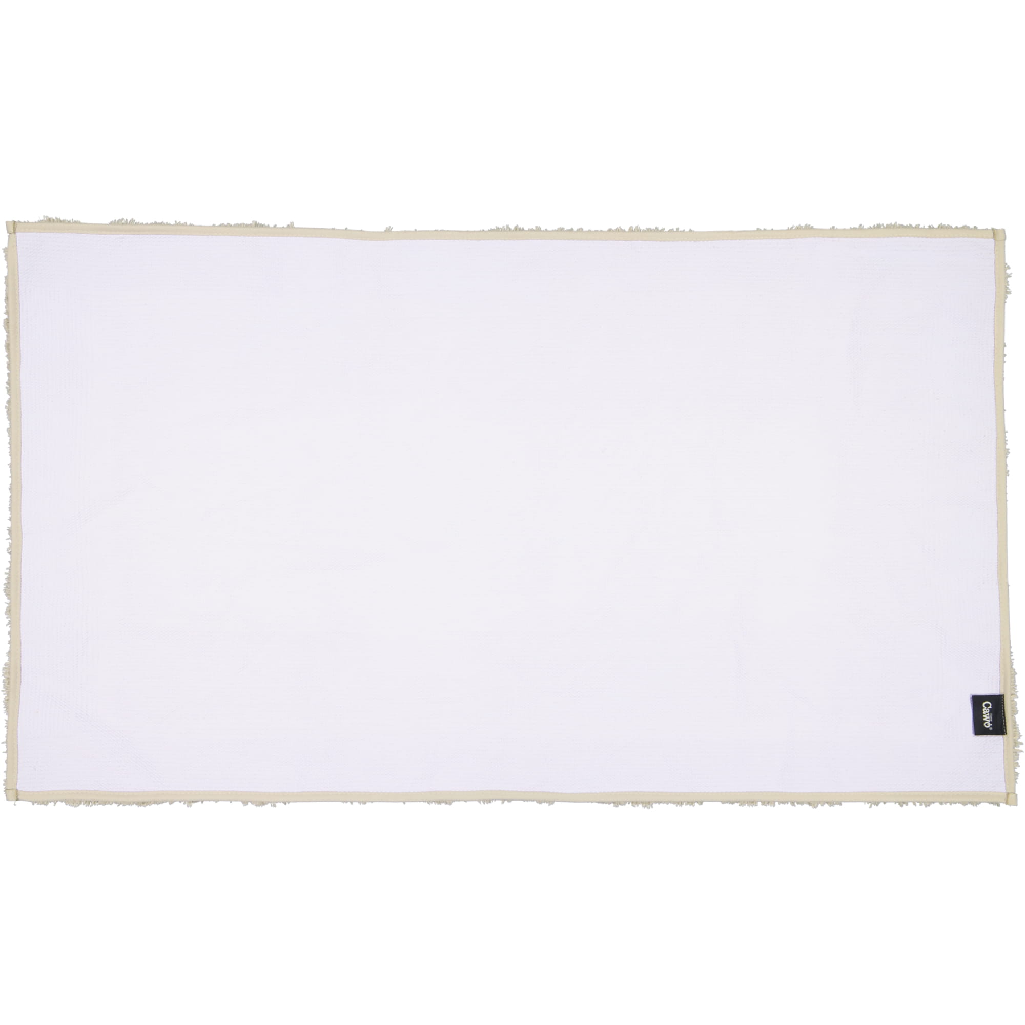 Cawö Home - Badteppich Luxury Home Two-Tone 590 - Farbe: sand - 33 - 70x120 cm
