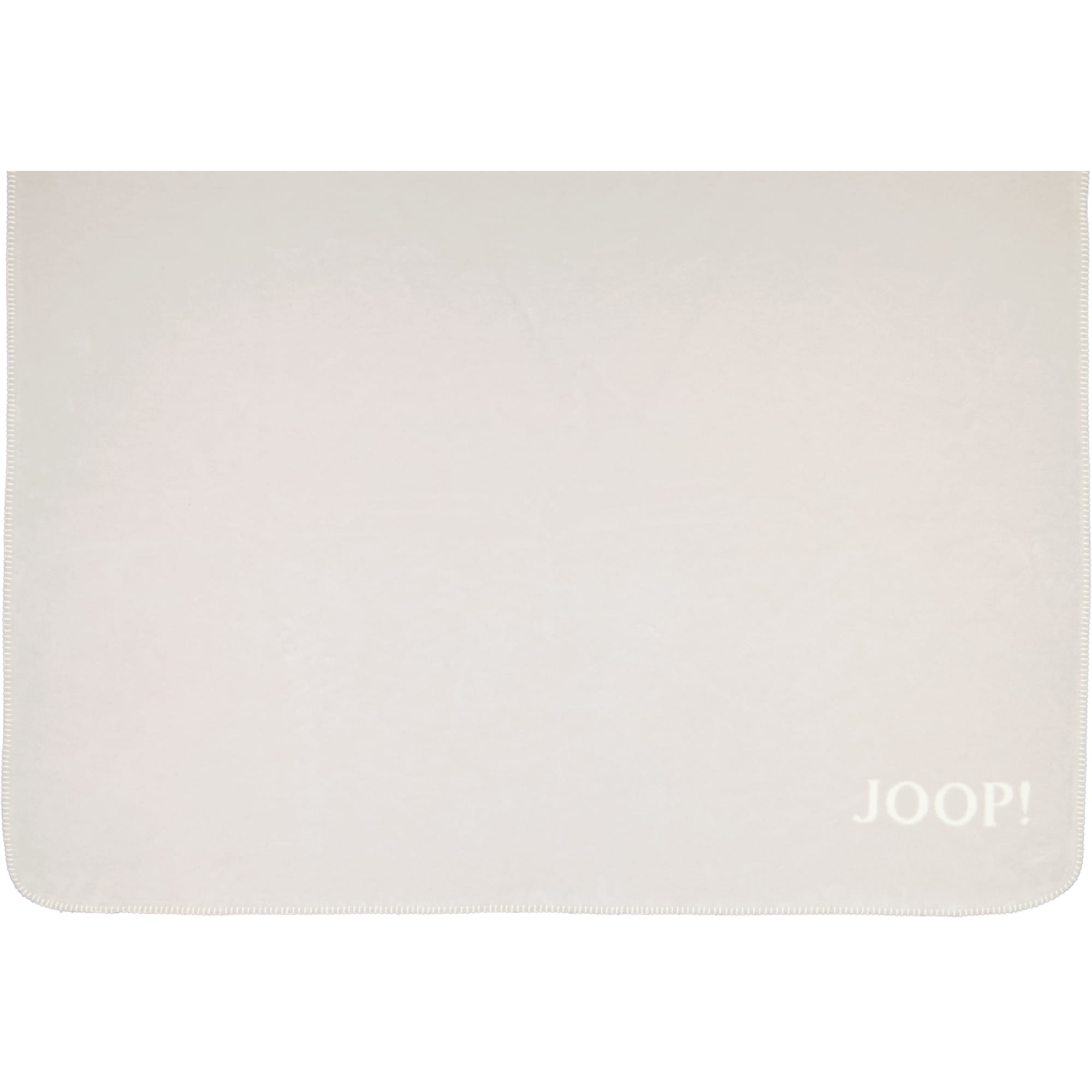 JOOP! Wohndecke Uni-Doubleface - Größe: 150x200 cm - Farbe: Rauch-Ecru