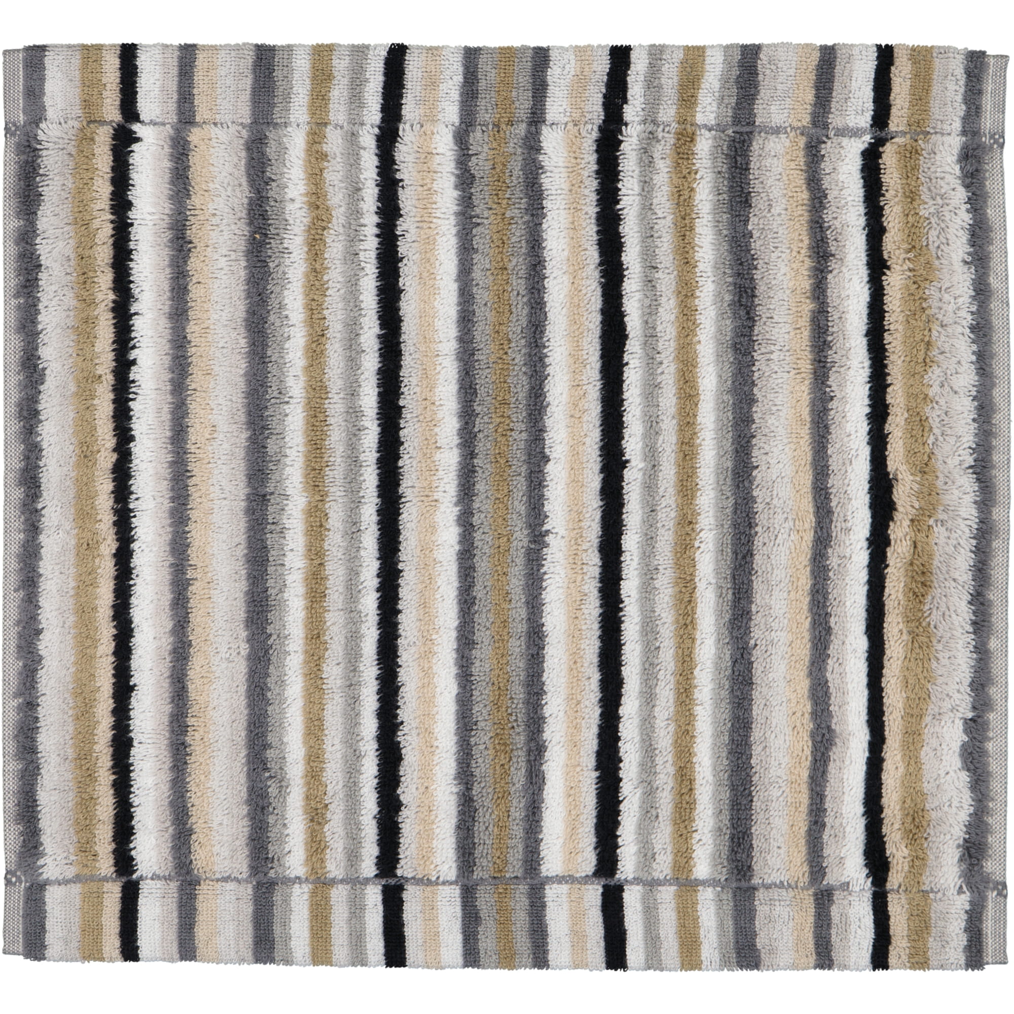Cawö - Life Style Streifen 7048 - Farbe: 37 - kiesel - Seiflappen 30x30 cm