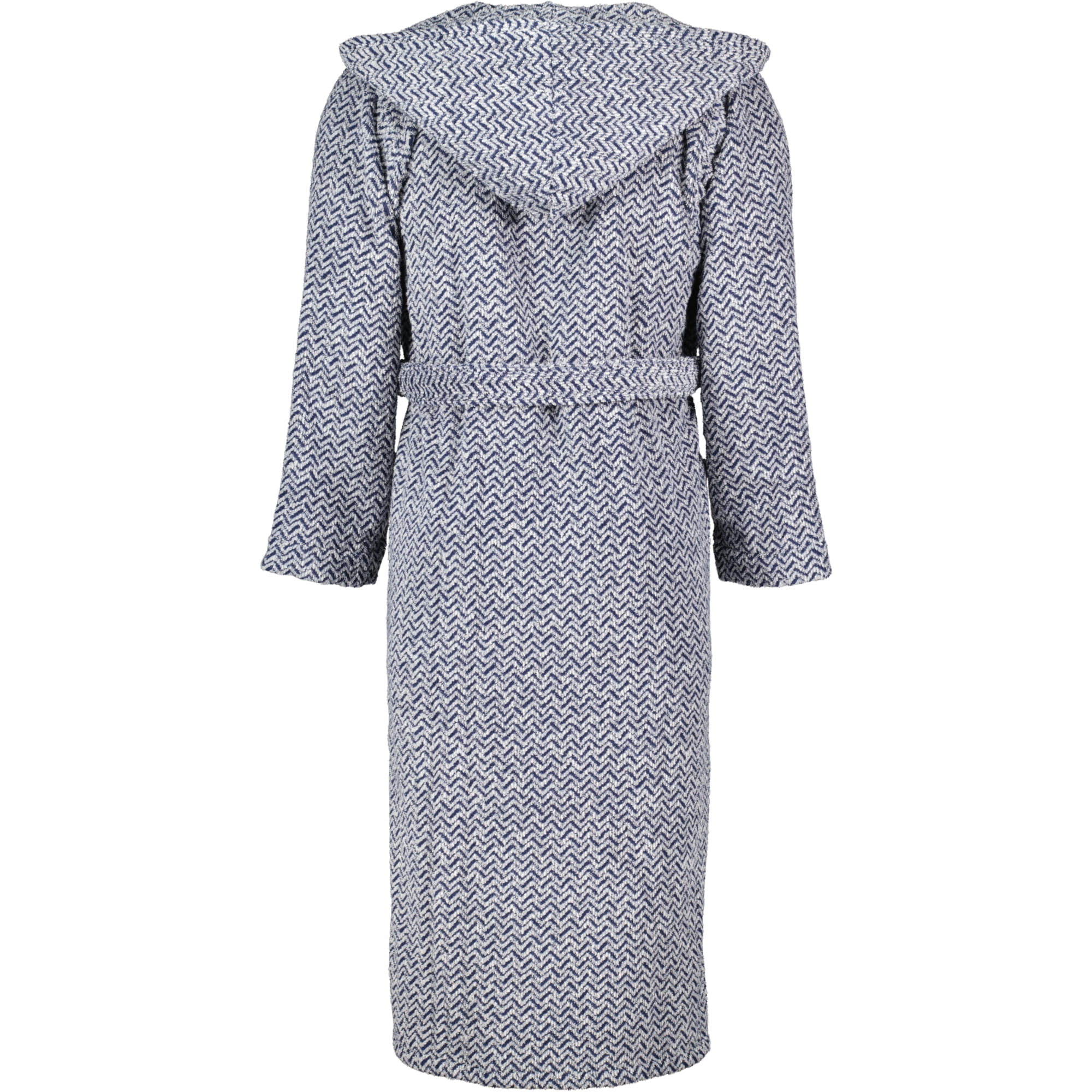 Möve unisex Kapuze Brooklyn Fischgrat nature/deep sea - 042 - XL