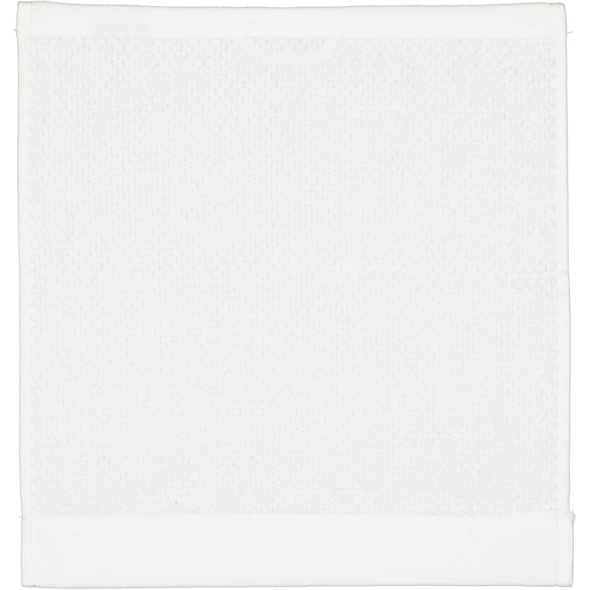 Rhomtuft - Handtücher Baronesse - Farbe: weiß - 01 - Seiflappen 30x30 cm