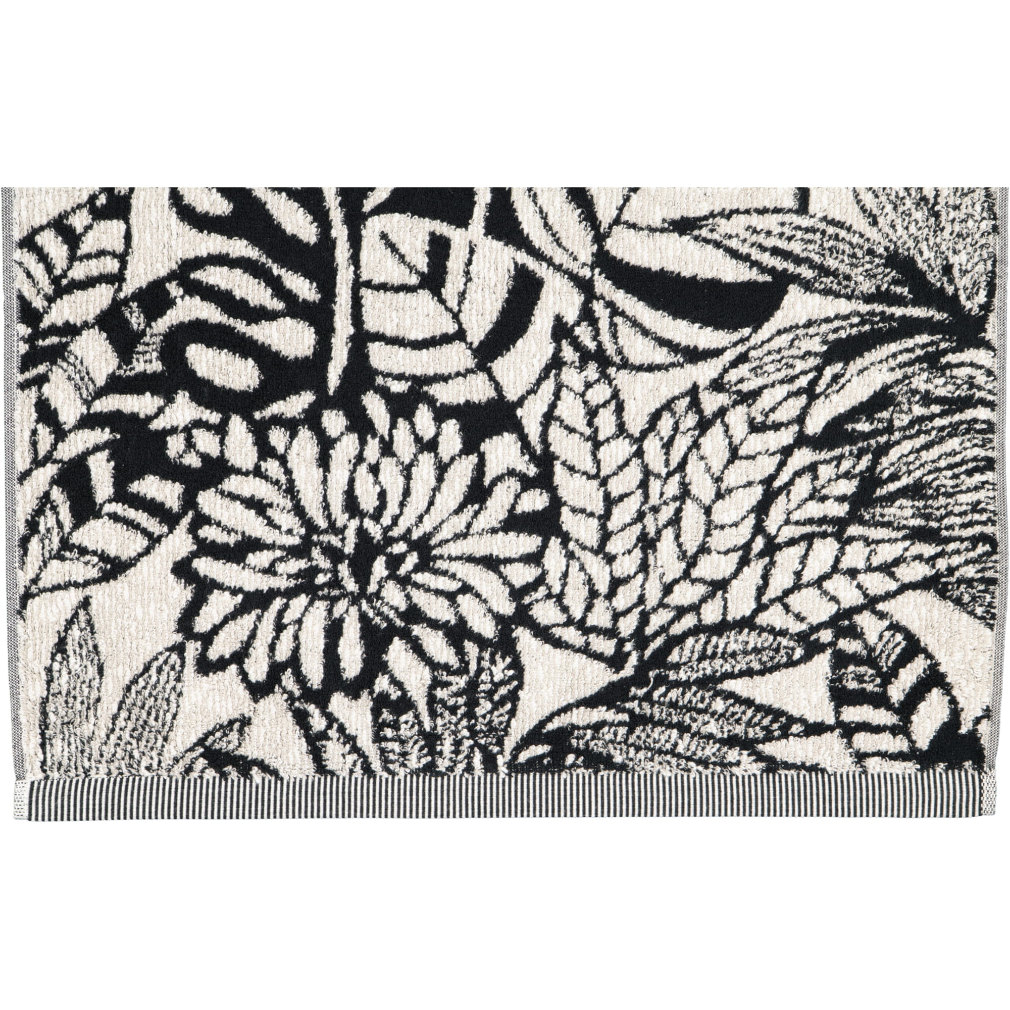 Möve Handtücher Brooklyn Botanic nature/black - 081 - Handtuch 50x100 cm
