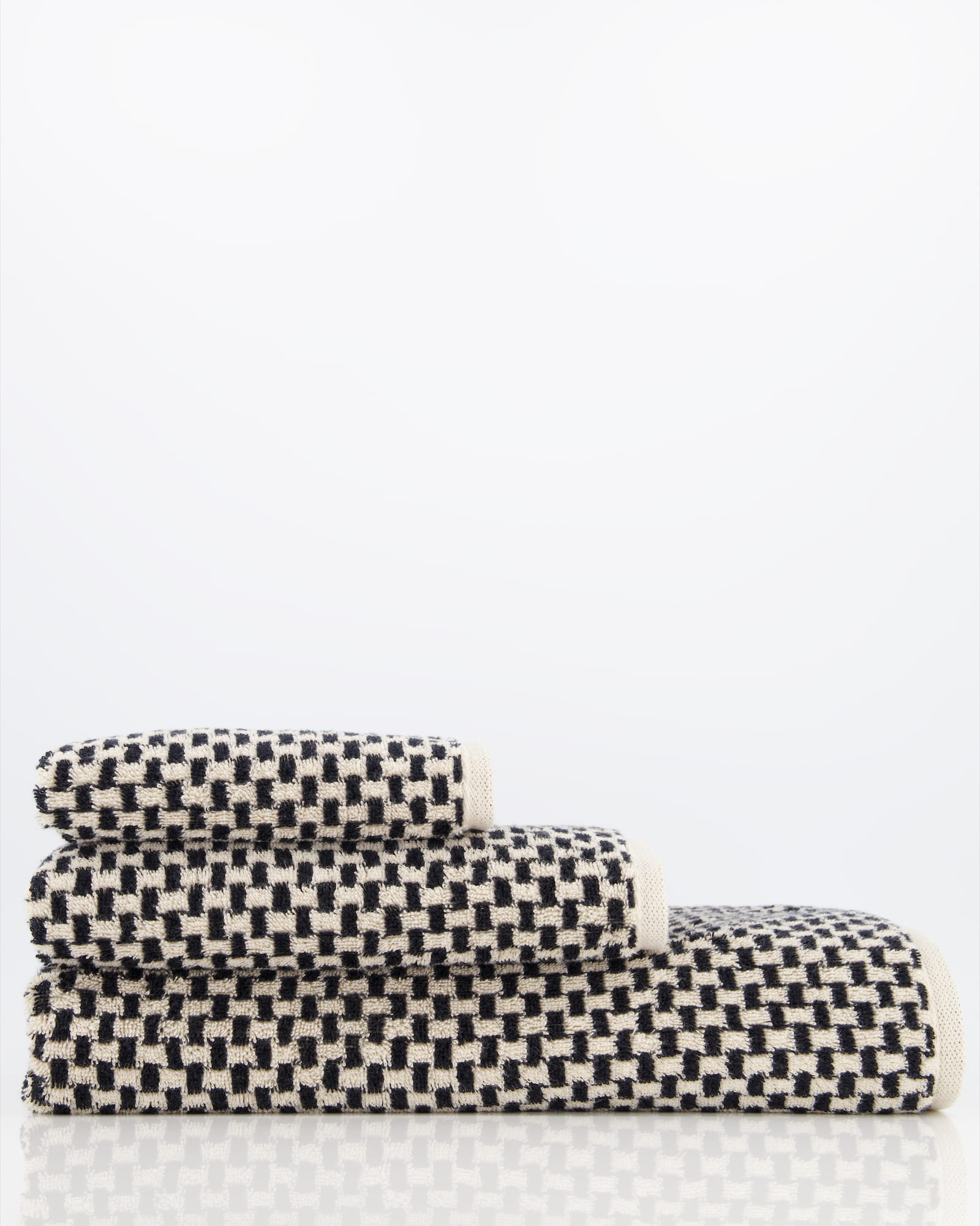 Cawö Handtücher Natural Allover 6215 natur-schwarz - 39