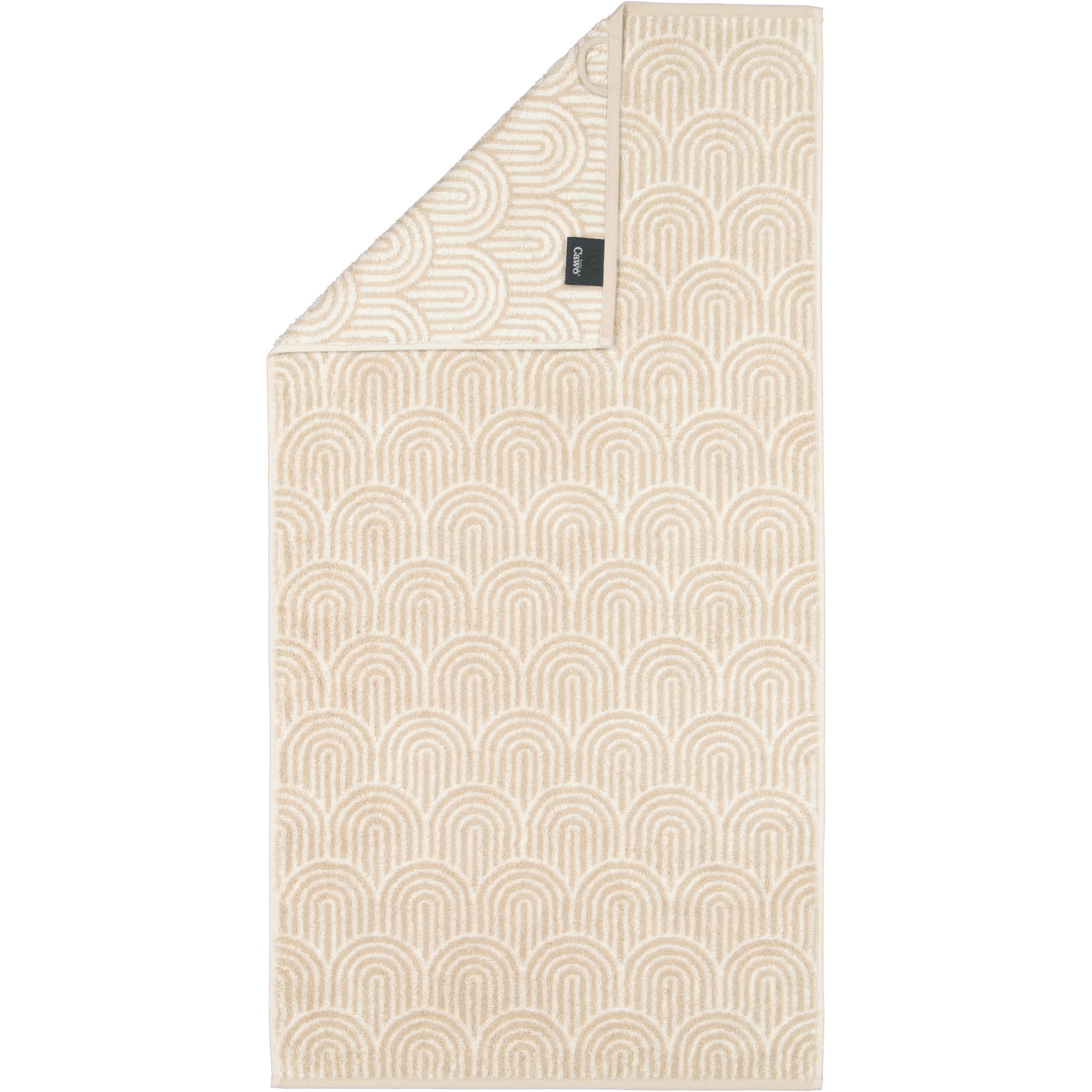 Cawö Handtücher Maison Bögen 6268 natur - 33 - Handtuch 50x100 cm