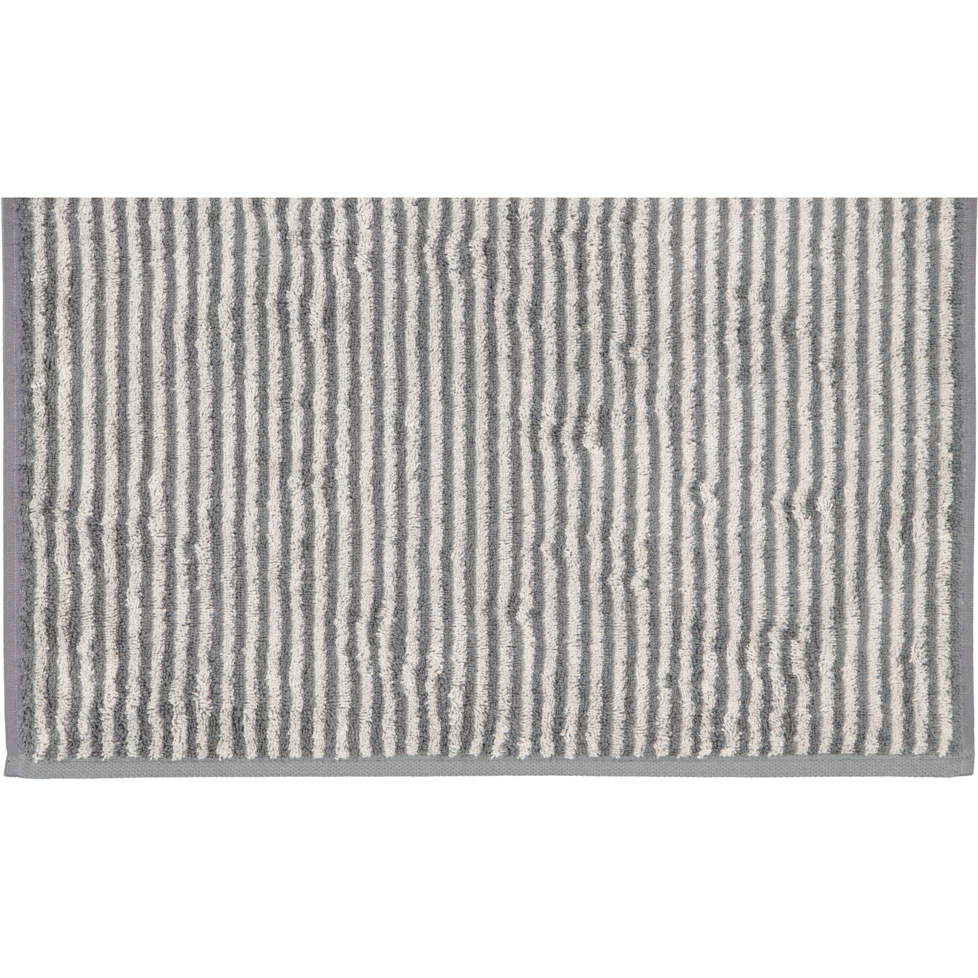 Cawö Handtücher Two-Tone Stripes 480 schiefer - 77