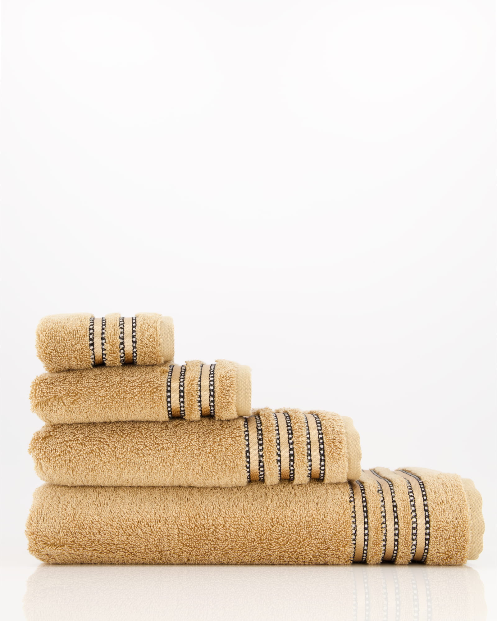 Vossen Handtücher Cult de Luxe camel - 6300 - Waschhandschuh 16x22 cm
