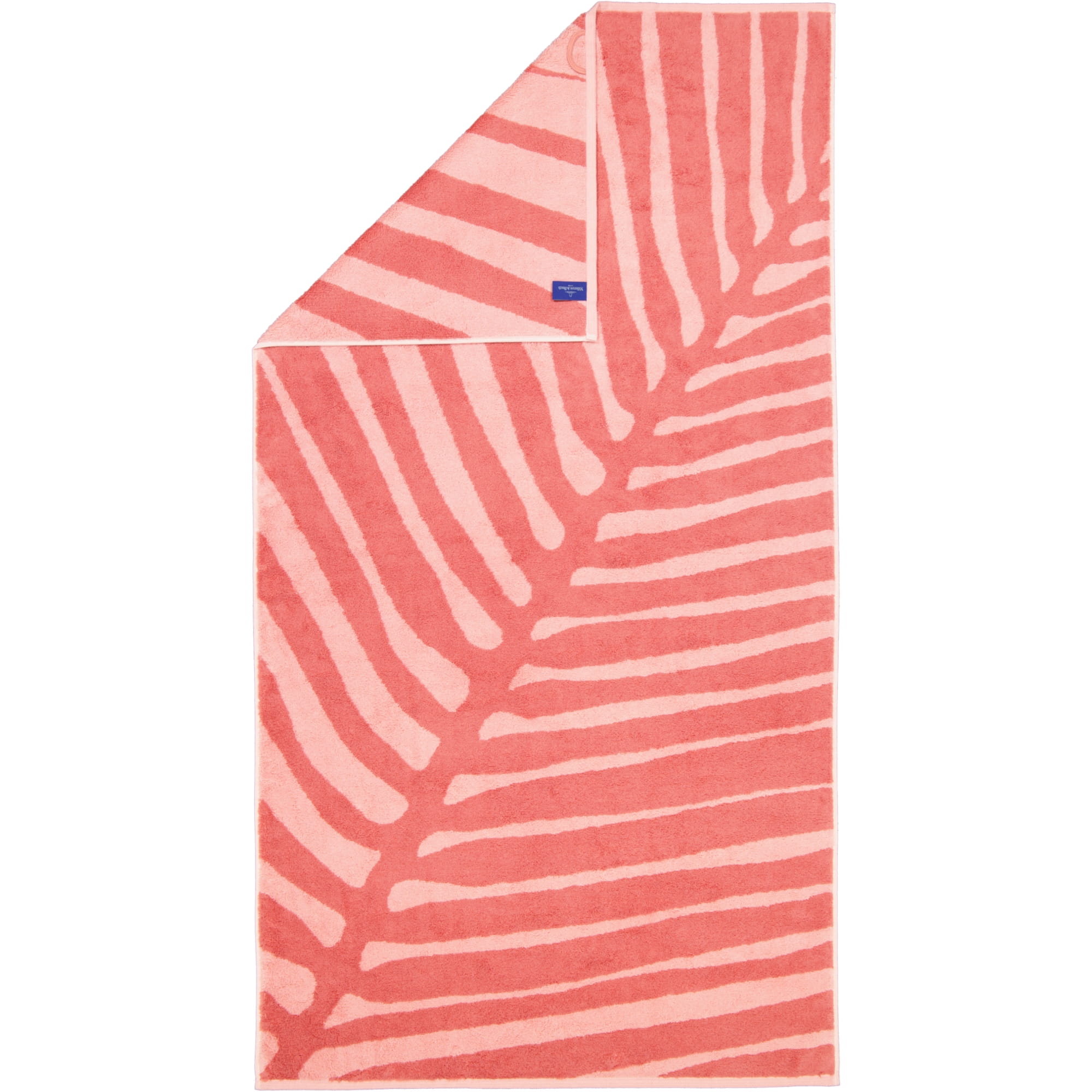Villeroy & Boch Handtücher Coordinates Leaf 2558 - Farbe: coral - 22 - Duschtuch 80x150 cm