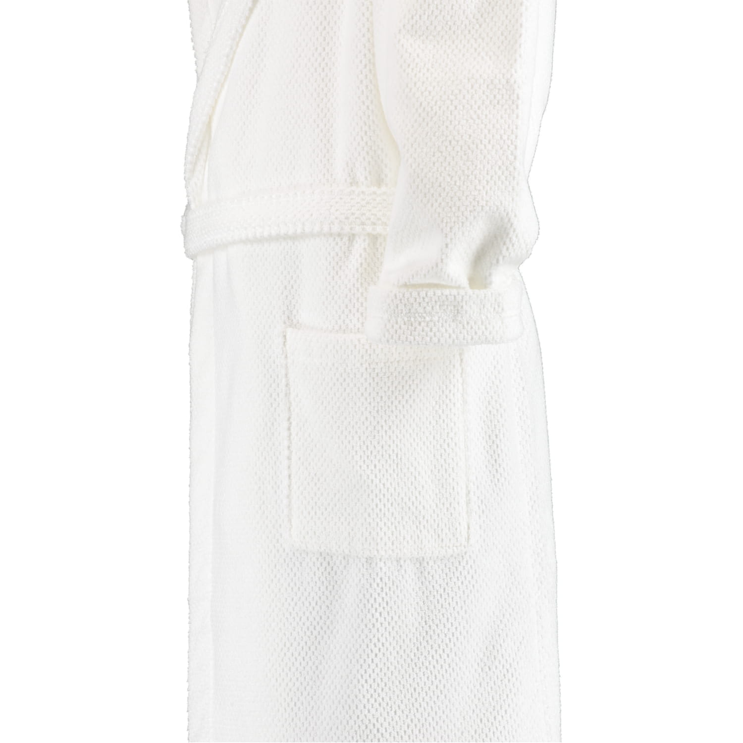 Rhomtuft - Bademantel Baronesse unisex - Farbe: weiß - 01