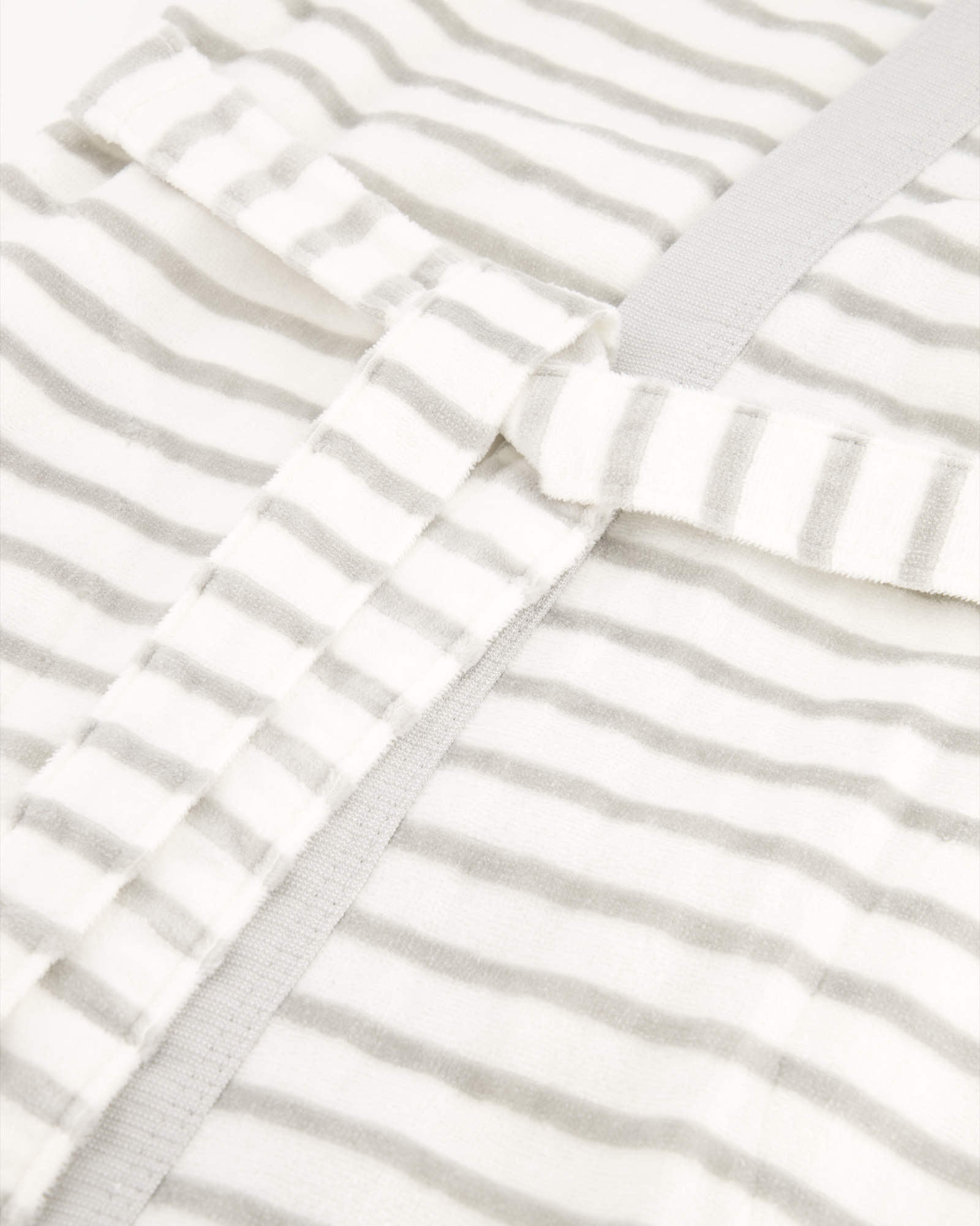 Cawö - Damen Bademantel Kimono Breton 6595 - Farbe: silber - 76