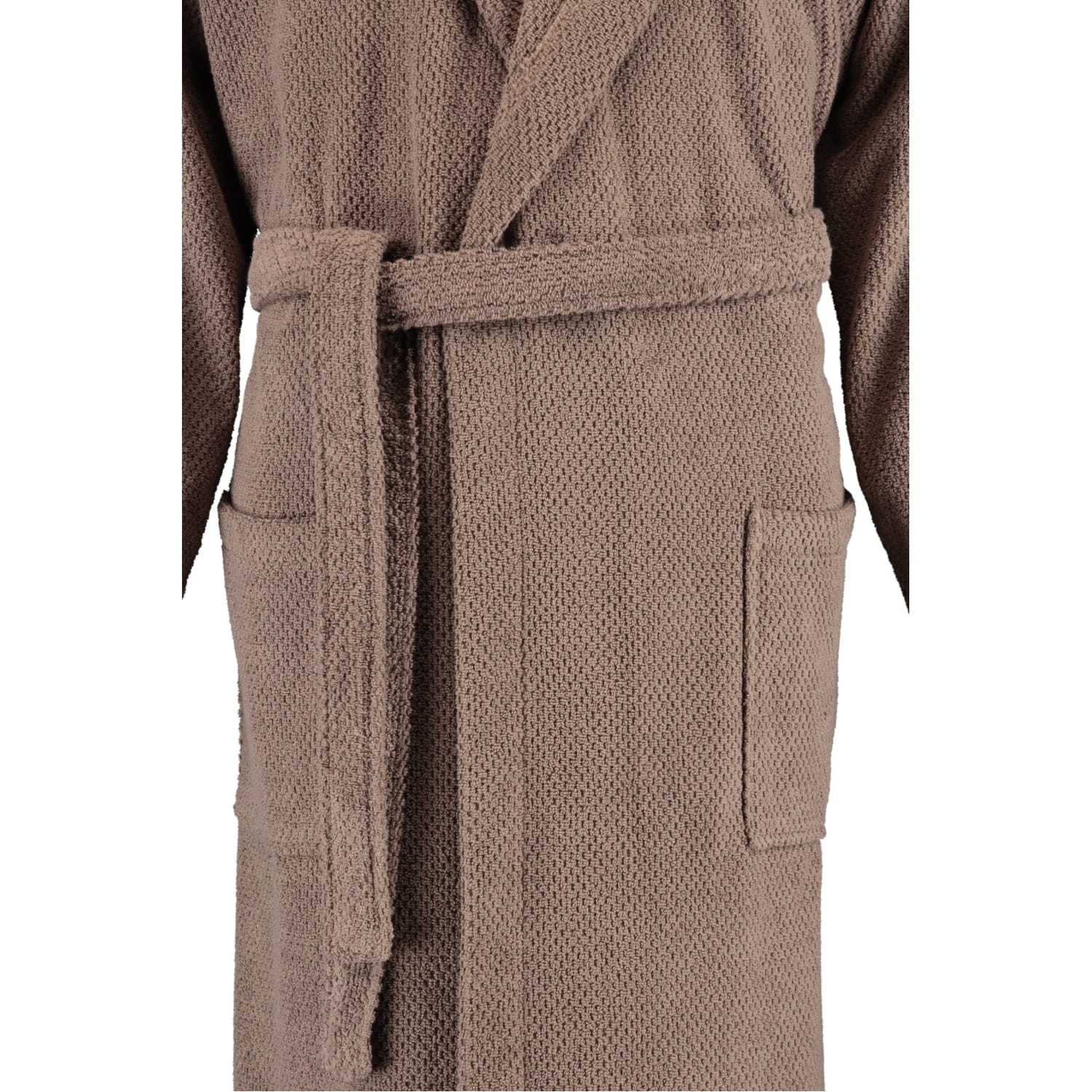Rhomtuft RHOMTUFT Bademäntel unisex Kapuze Baronesse taupe - 58