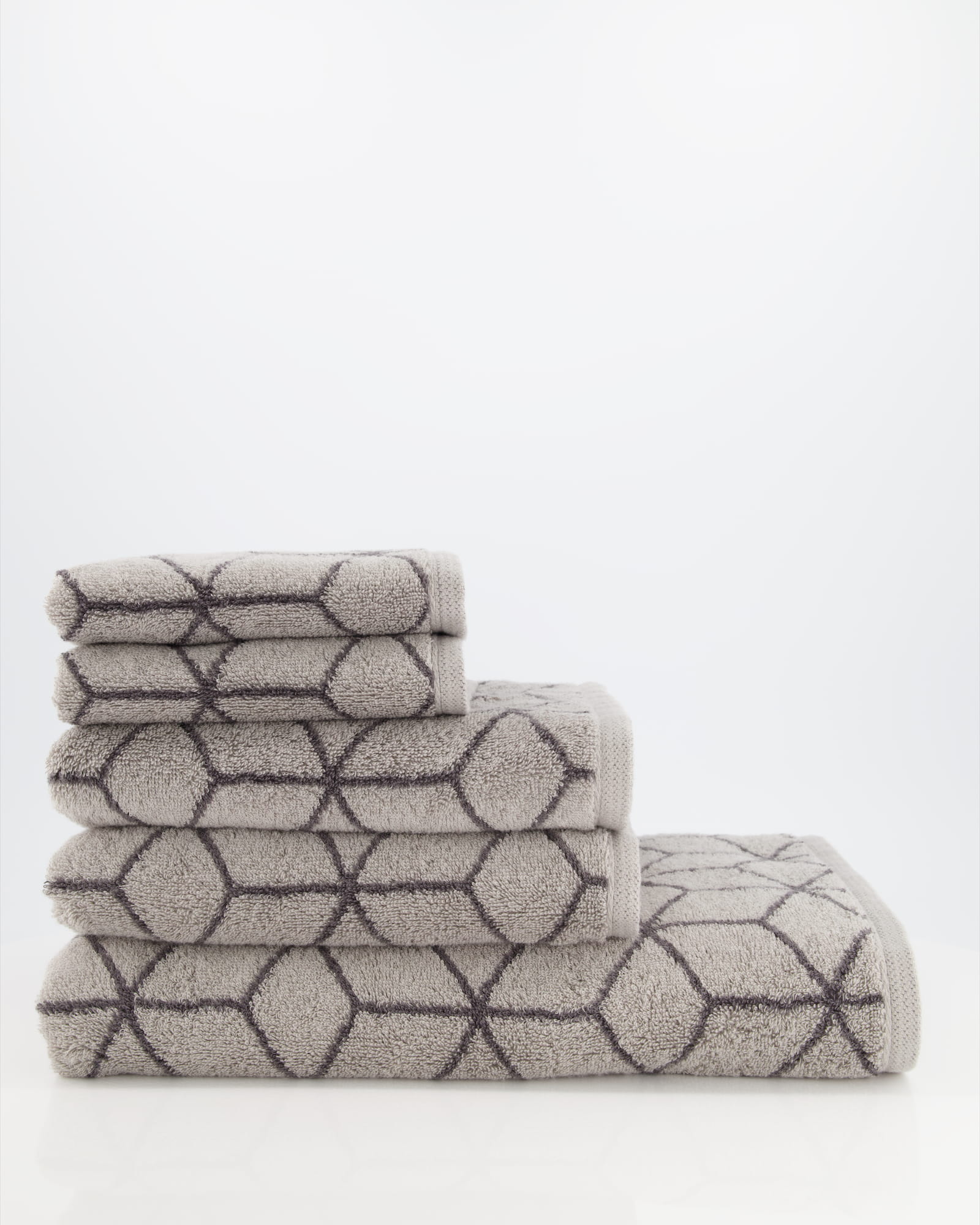 Villeroy & Boch Handtücher Coordinates Carré 2557 - Farbe: stone - 77