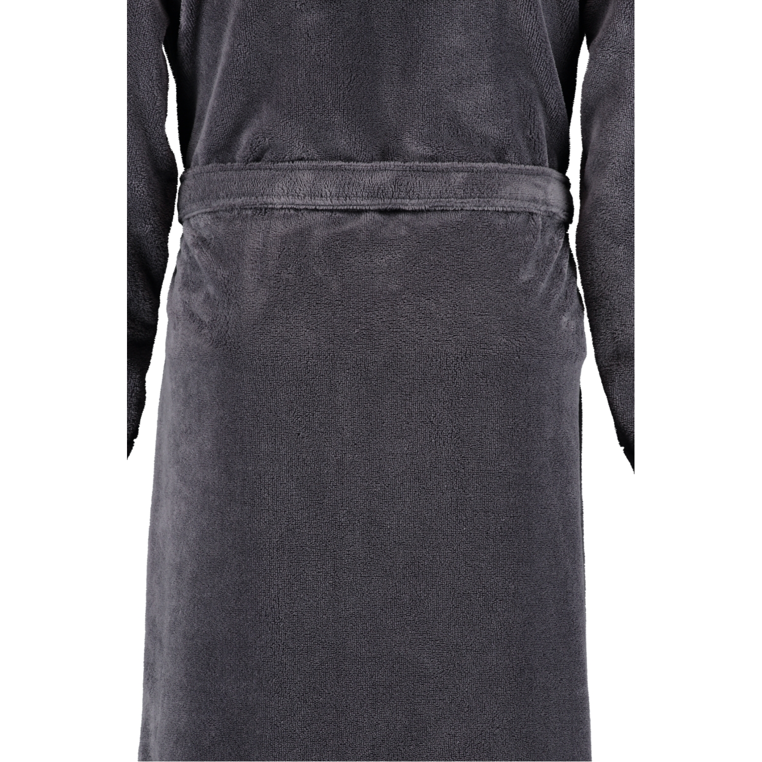 bugatti Herren Bademantel Kapuze Roberto - Farbe: graphit - 766 - XL
