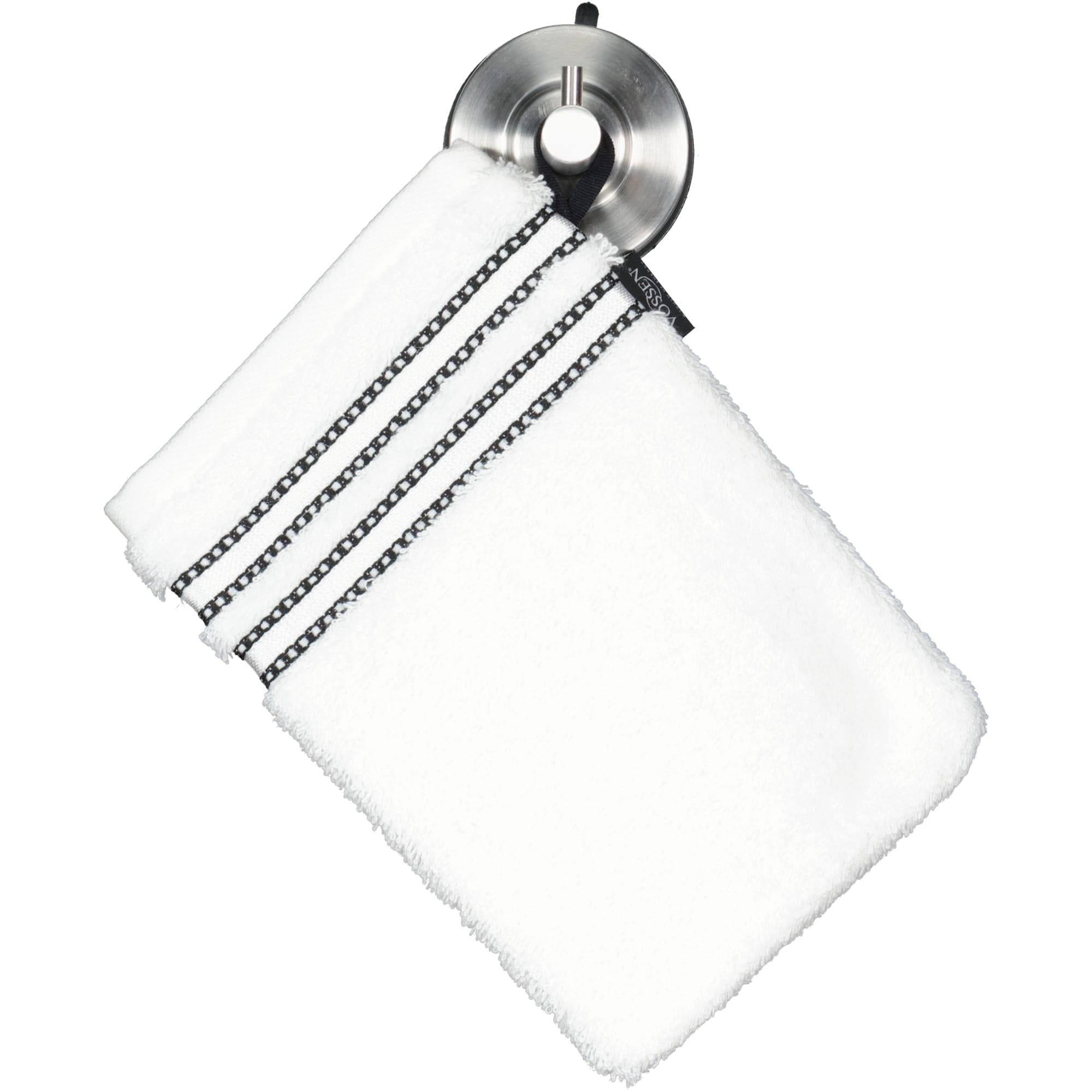 Vossen Handtücher Cult de Luxe weiß - 0300 - Waschhandschuh 16x22 cm