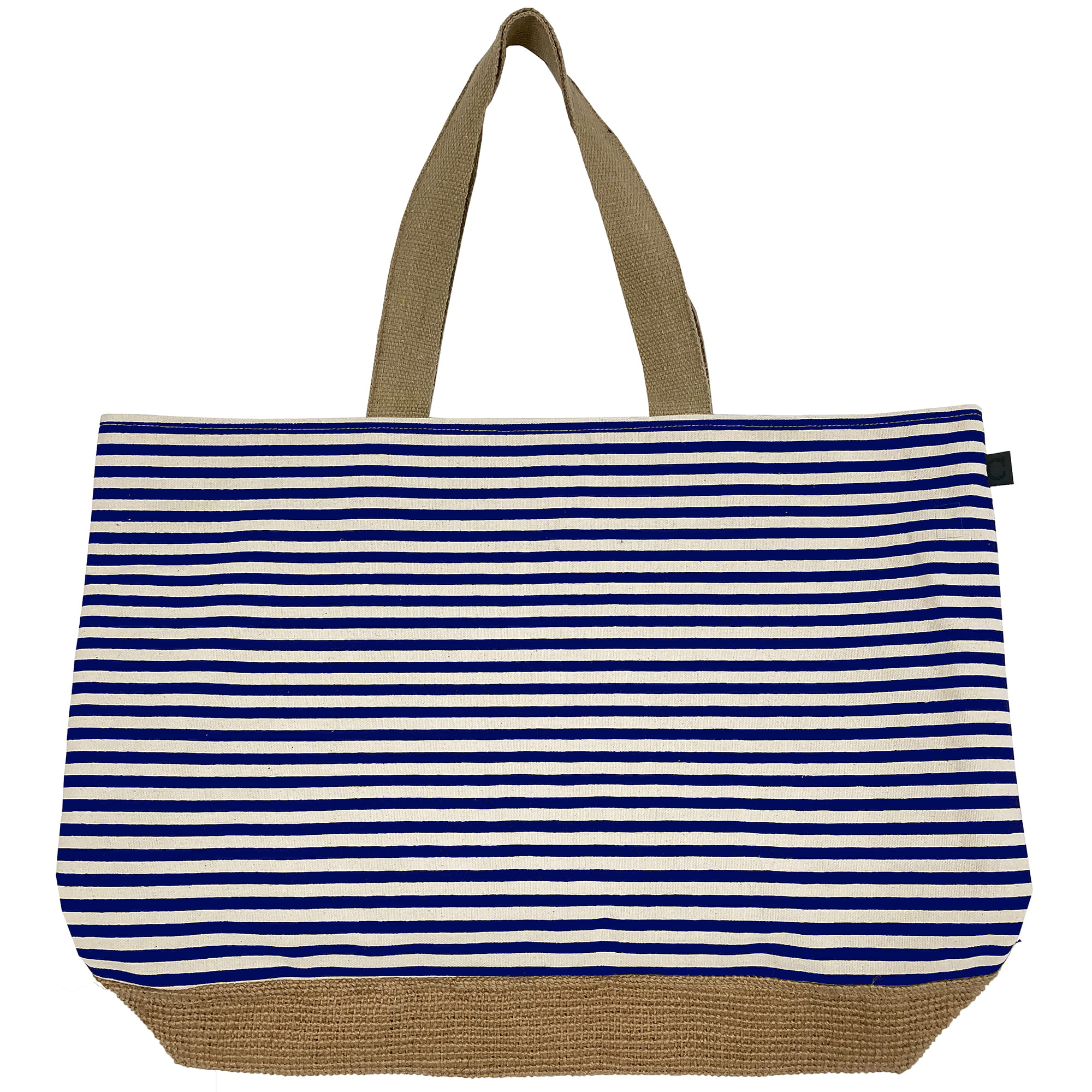 Cawö Beachbags Canvas Streifen 55700 marine - 13 - 40x55 cm