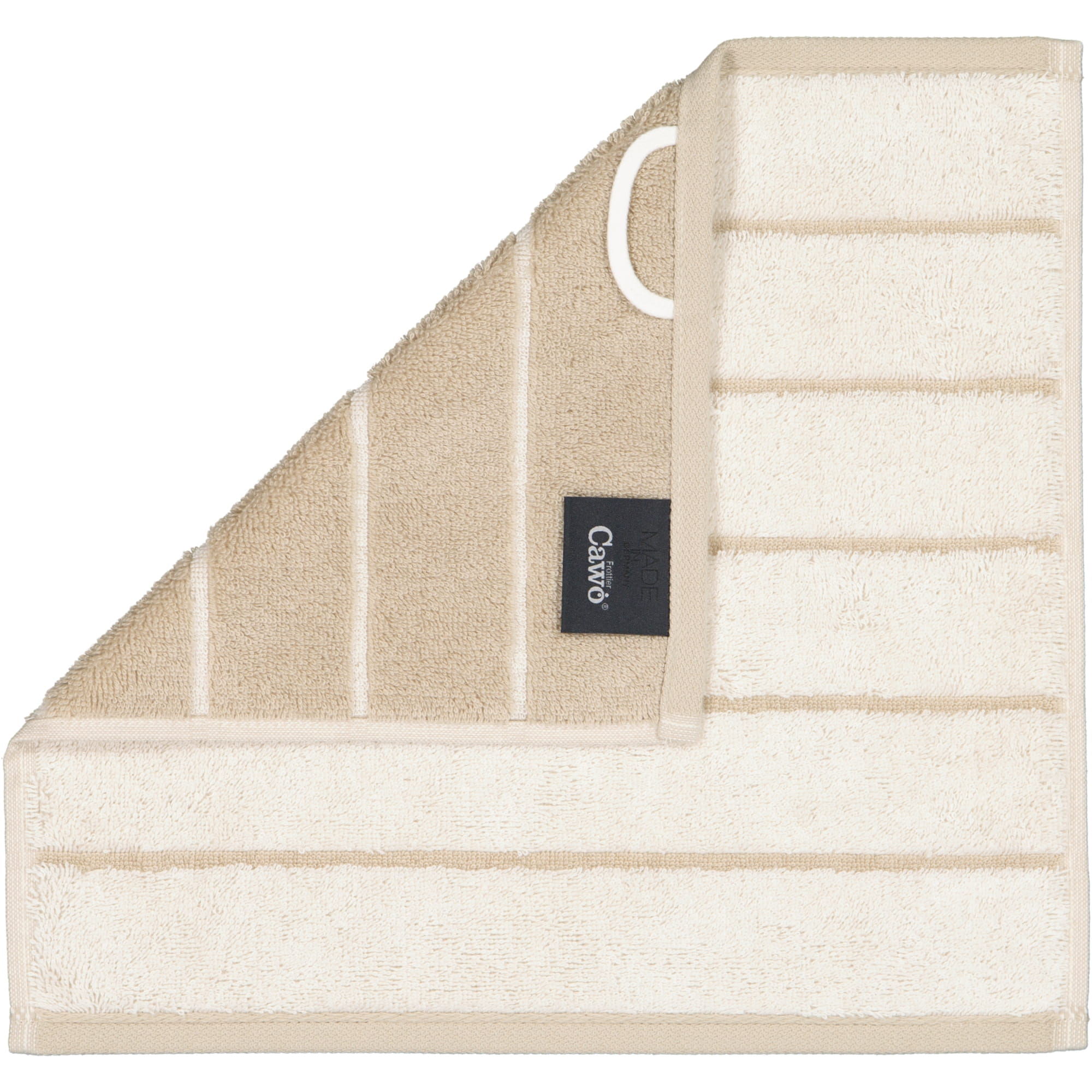 Cawö Handtücher Balance Doubleface 6232 natur - 33 - Seiflappen 30x30 cm