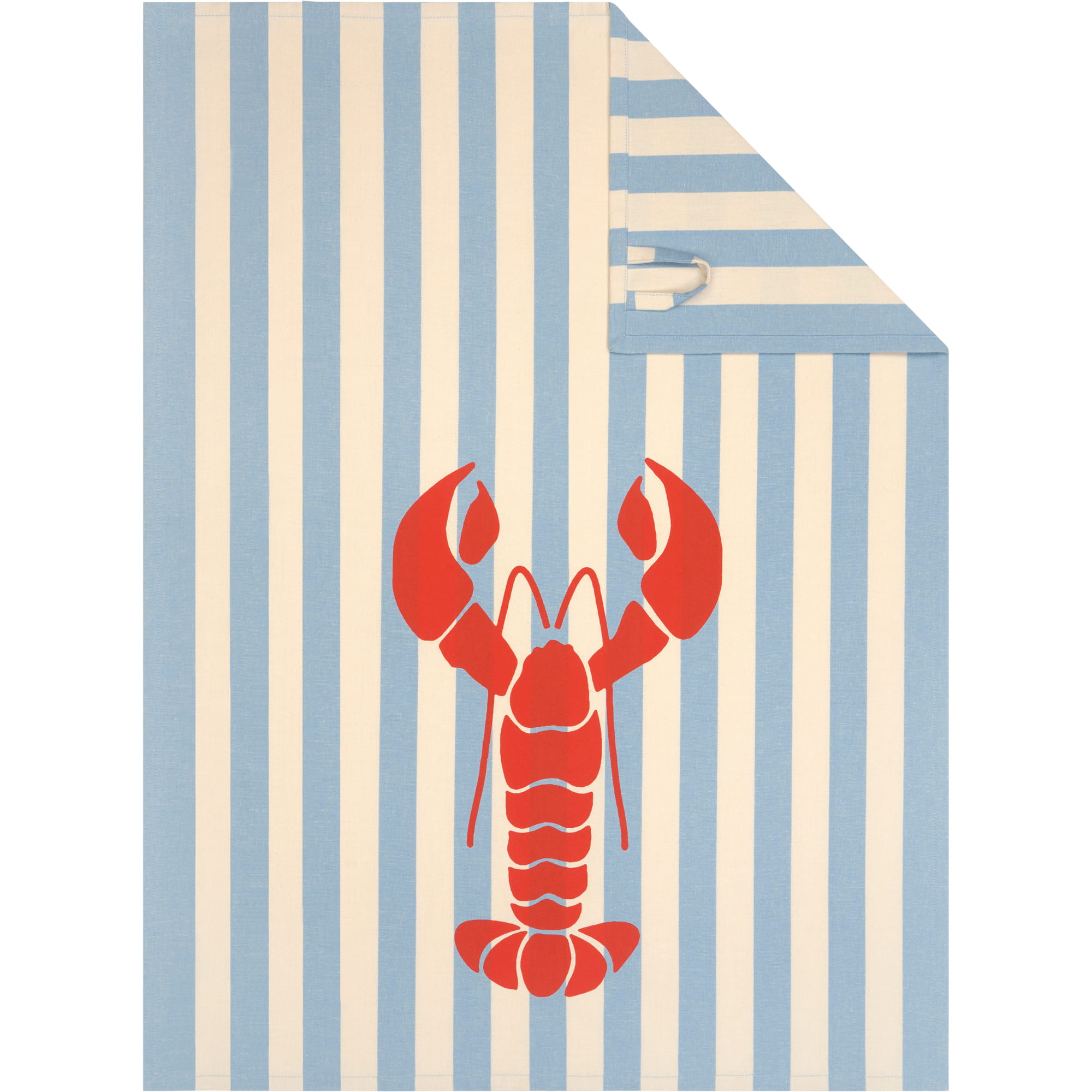 Cawö Home Geschirrtücher Prints & Stripes Hummer 542 blau/natur - 13 - 50x70 cm