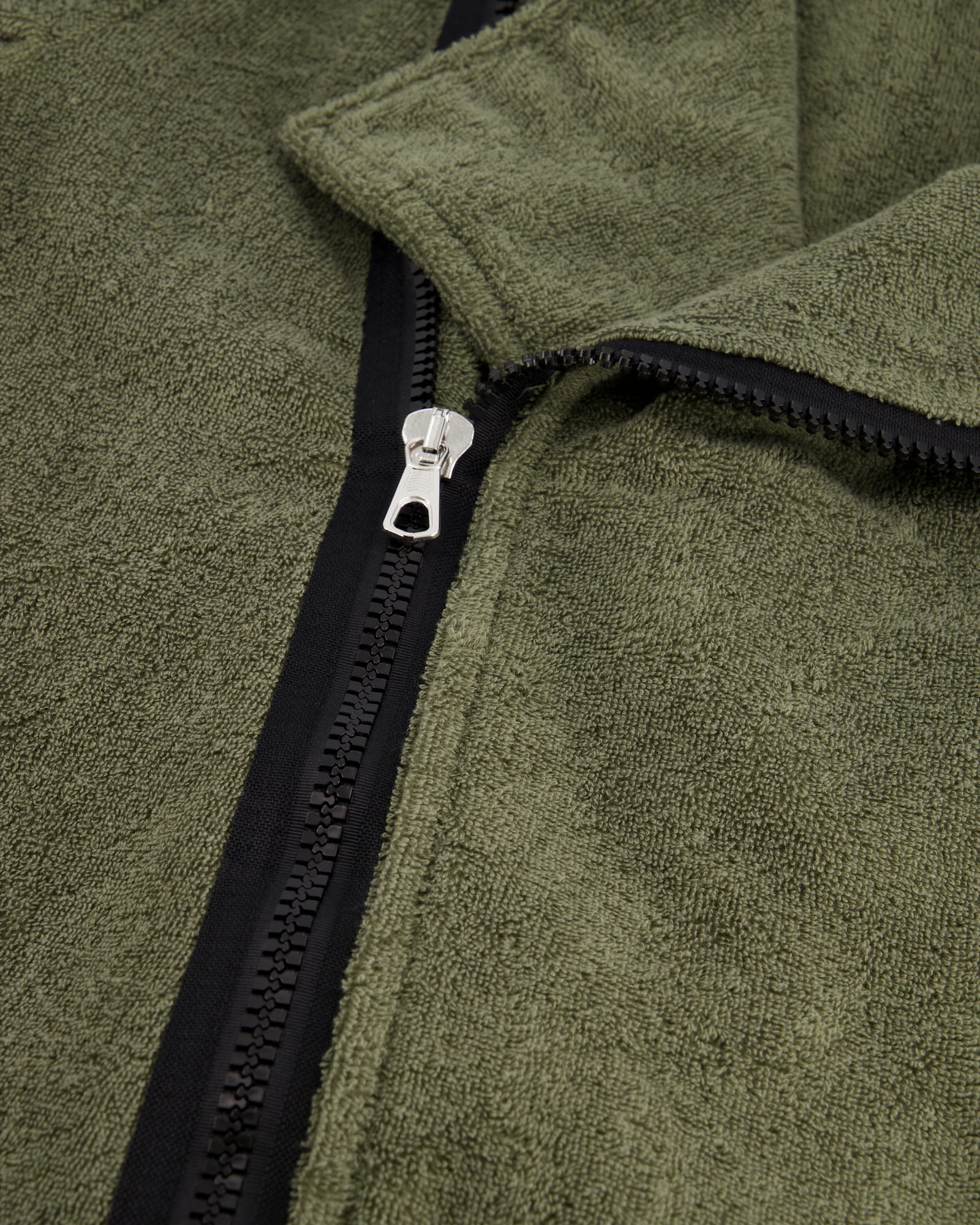Cawö Bademäntel Herren Kapuze New Zipper 6516 field-schwarz - 453