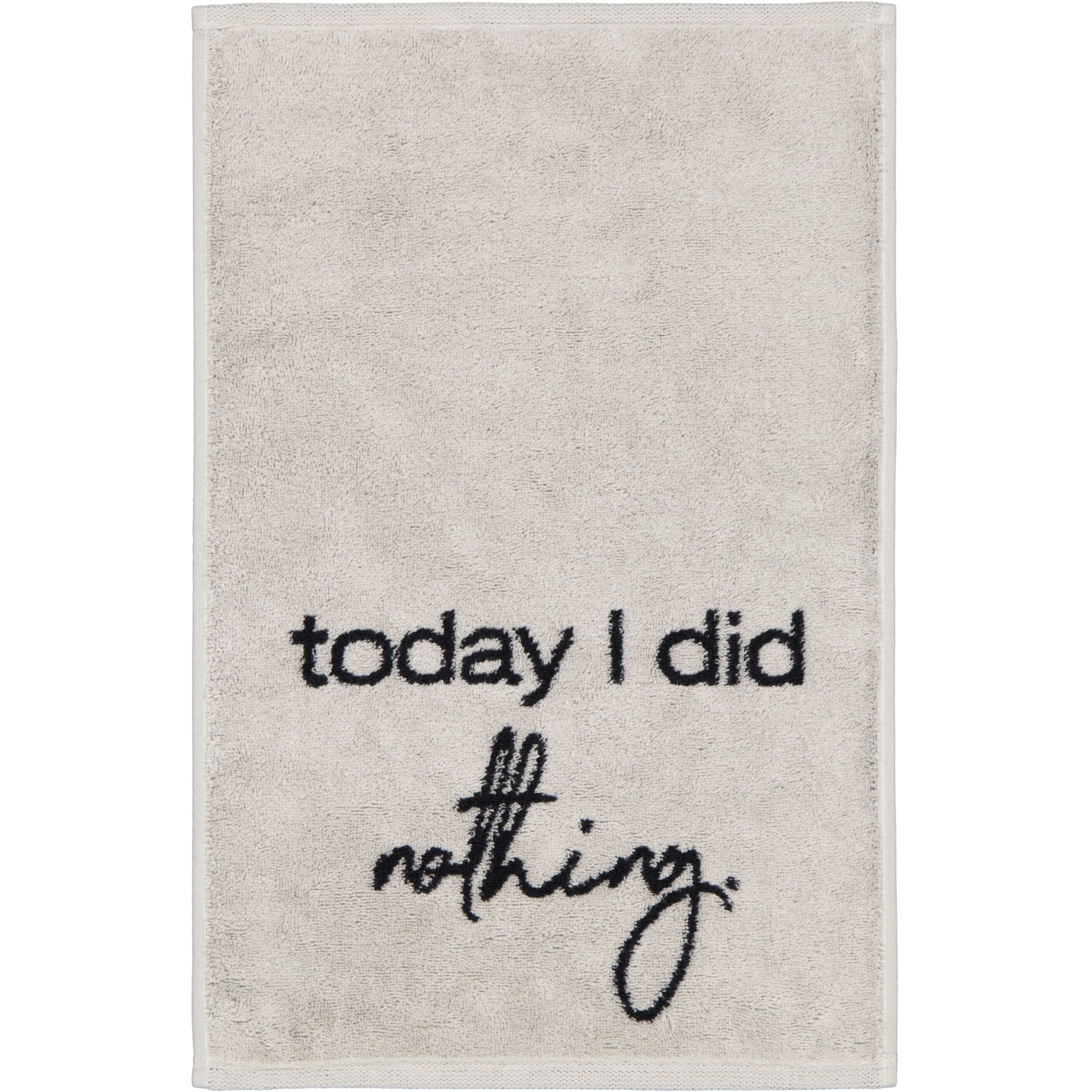 Cawö Gästetücher Postcard Towels Edition 100 today I did nothing - 04 - Gästetuch 30x50 cm