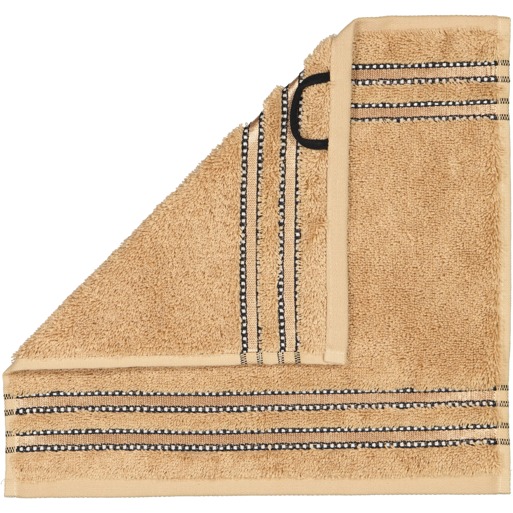 Vossen Handtücher Cult de Luxe camel - 6300 - Seiflappen 30x30 cm
