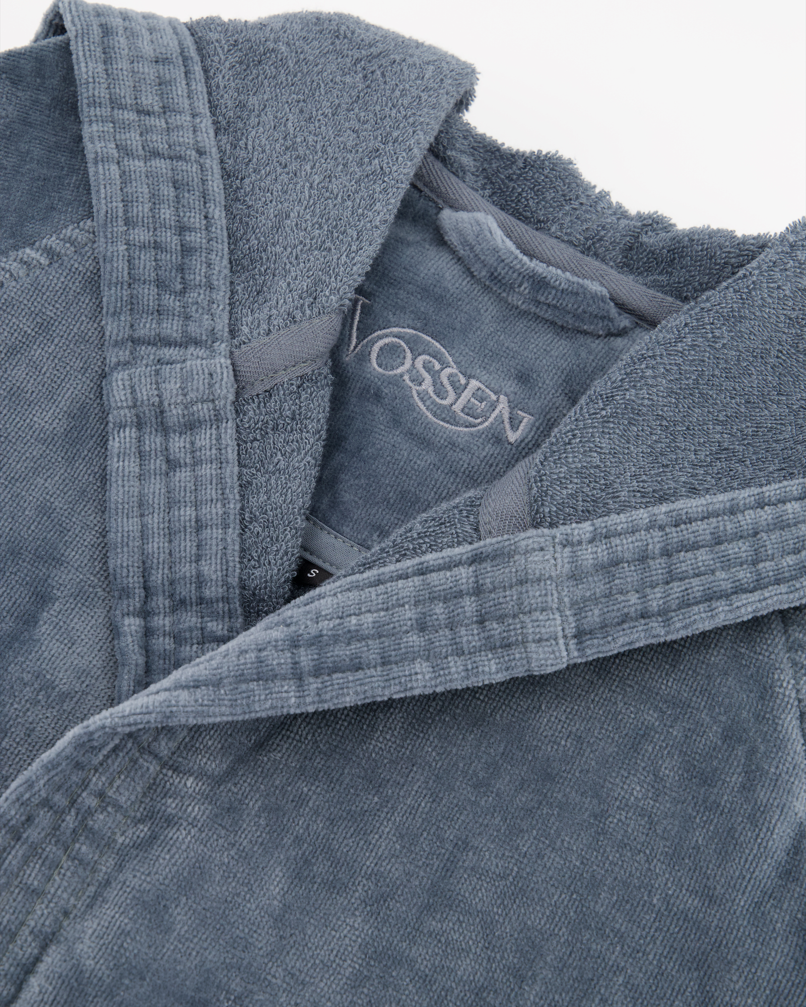 Vossen Bademäntel unisex Kurzmantel mit Kapuze Texas flanell - 7400 - XXL