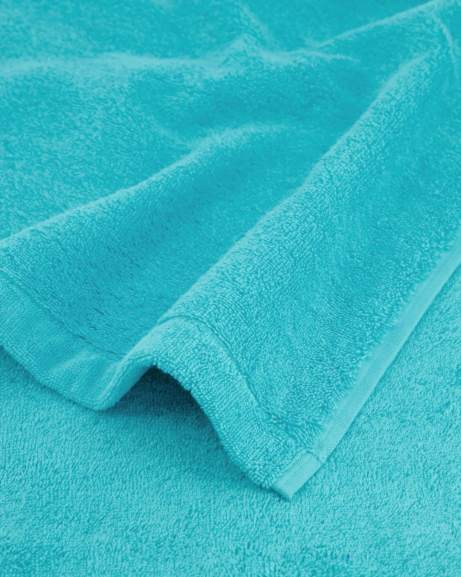Cawö Handtücher Lifestyle Uni 7007 türkis - 430 - Seiflappen 30x30 cm