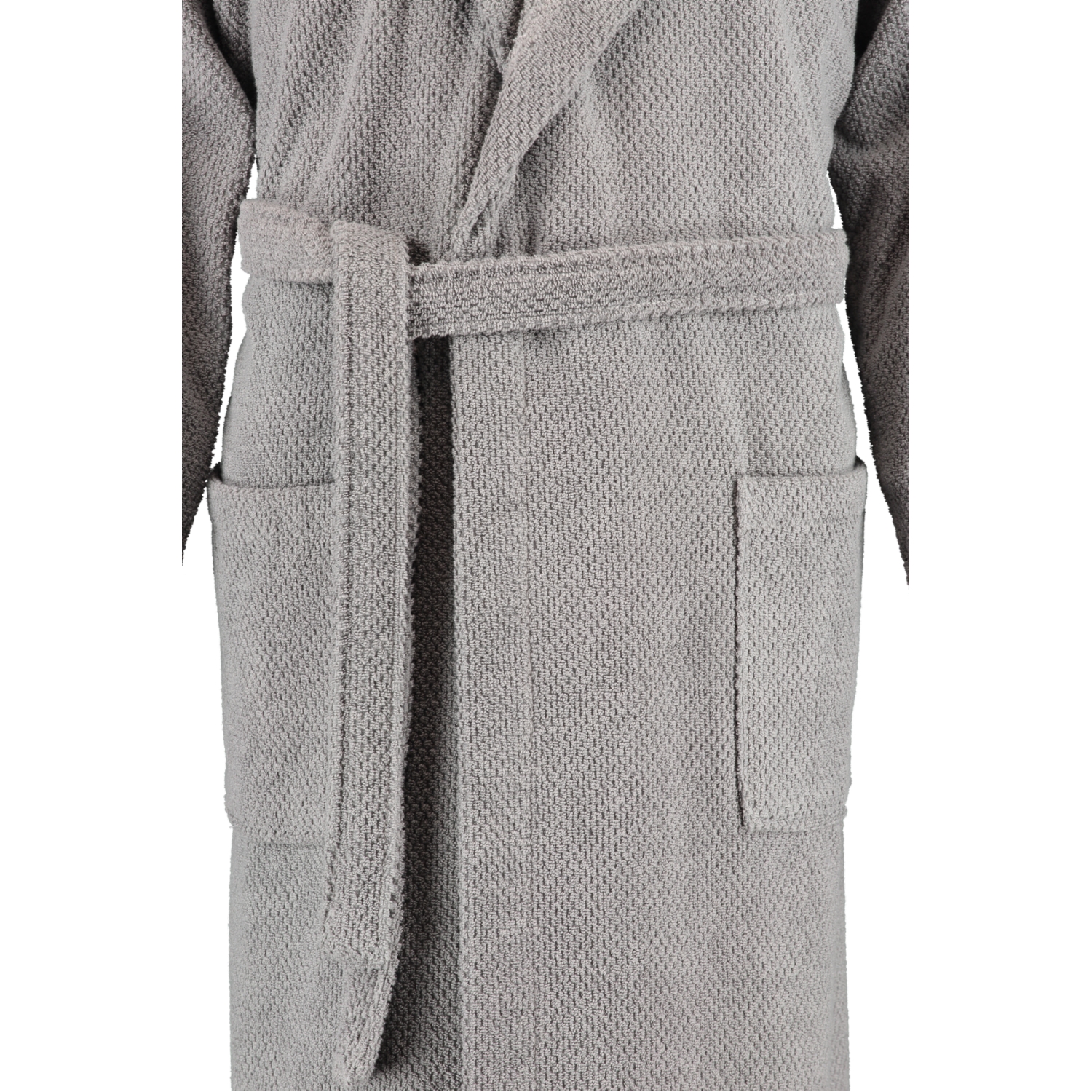 Rhomtuft - Bademantel Baronesse unisex - Farbe: kiesel - 85