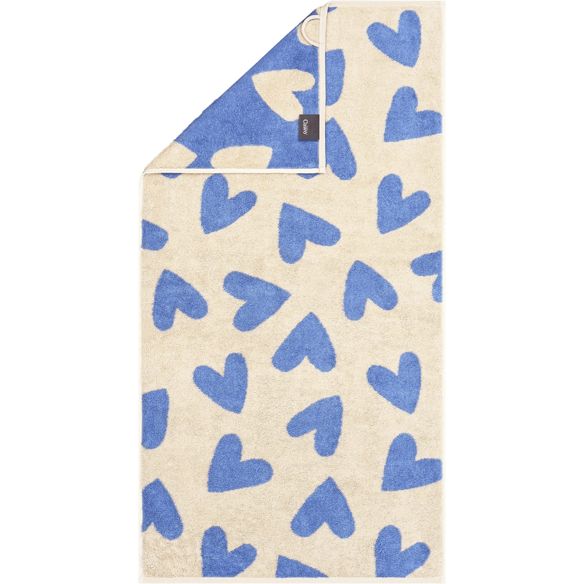 Cawö Handtücher Heart Beats Hearts 6275 capri - 31 - Handtuch 50x100 cm
