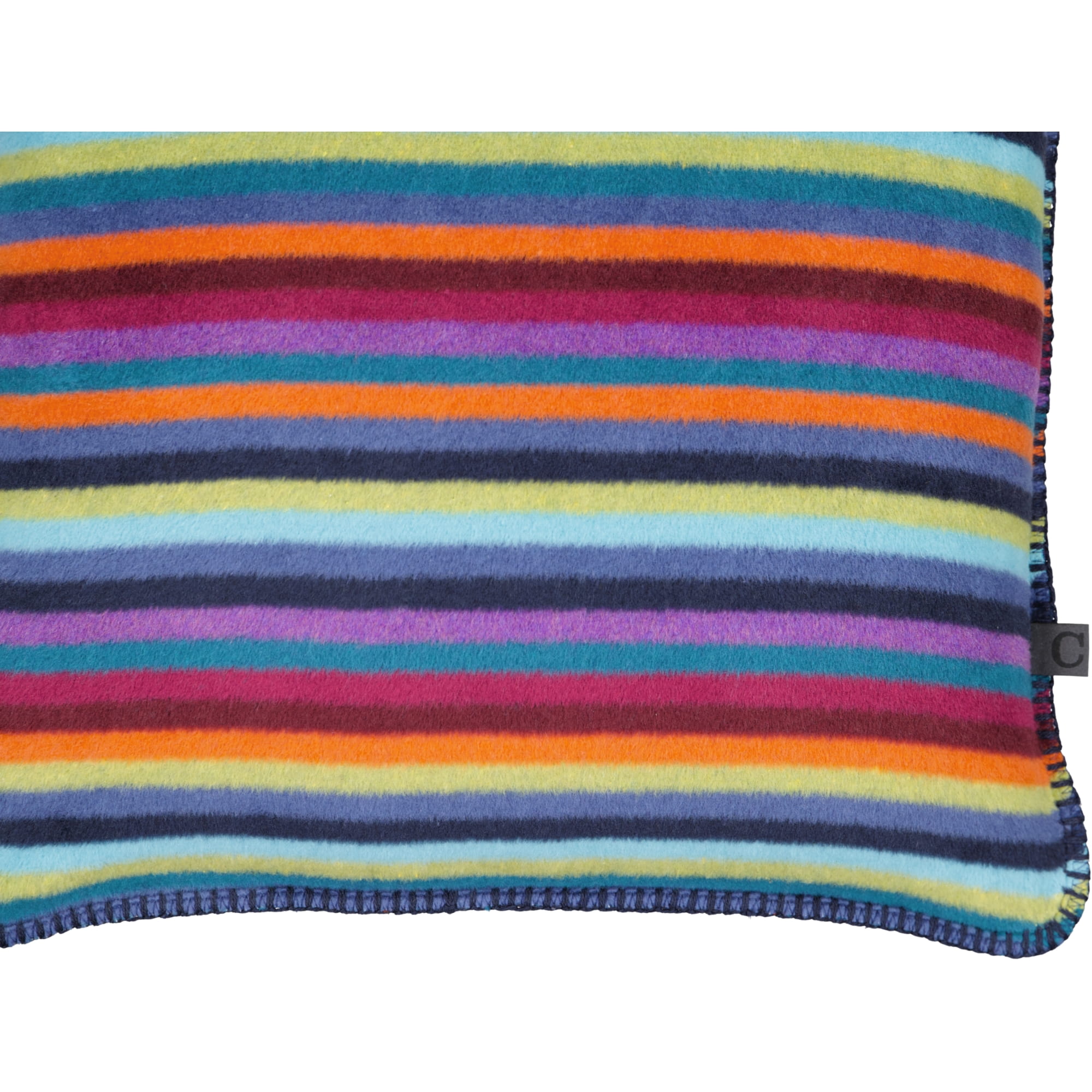 Cawö Kissenhüllen Lifestyle Streifen 70480 multicolor dunkel - 84 - 50x50 cm
