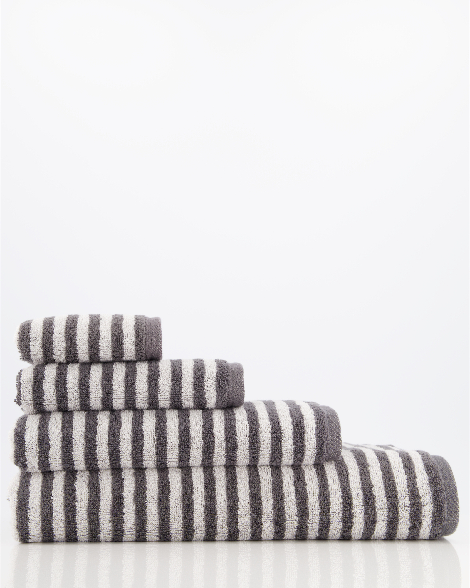 Cawö - Campus Ringel 955 - Farbe: anthrazit - 77 - Duschtuch 70x140 cm