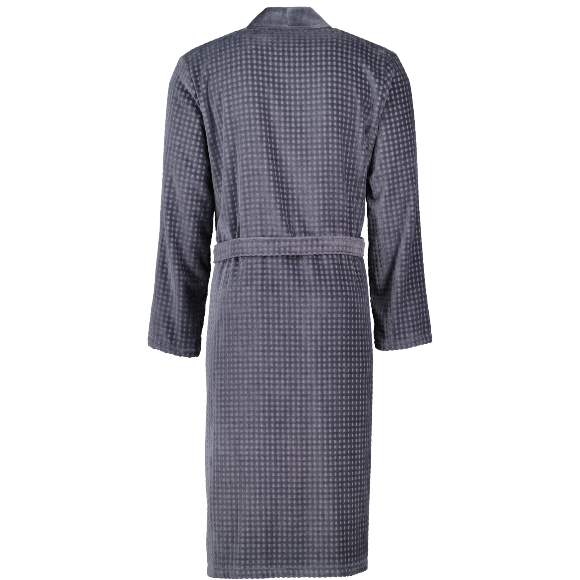 Cawö Herren Bademantel Kimono 3714 - Farbe: anthrazit - 774