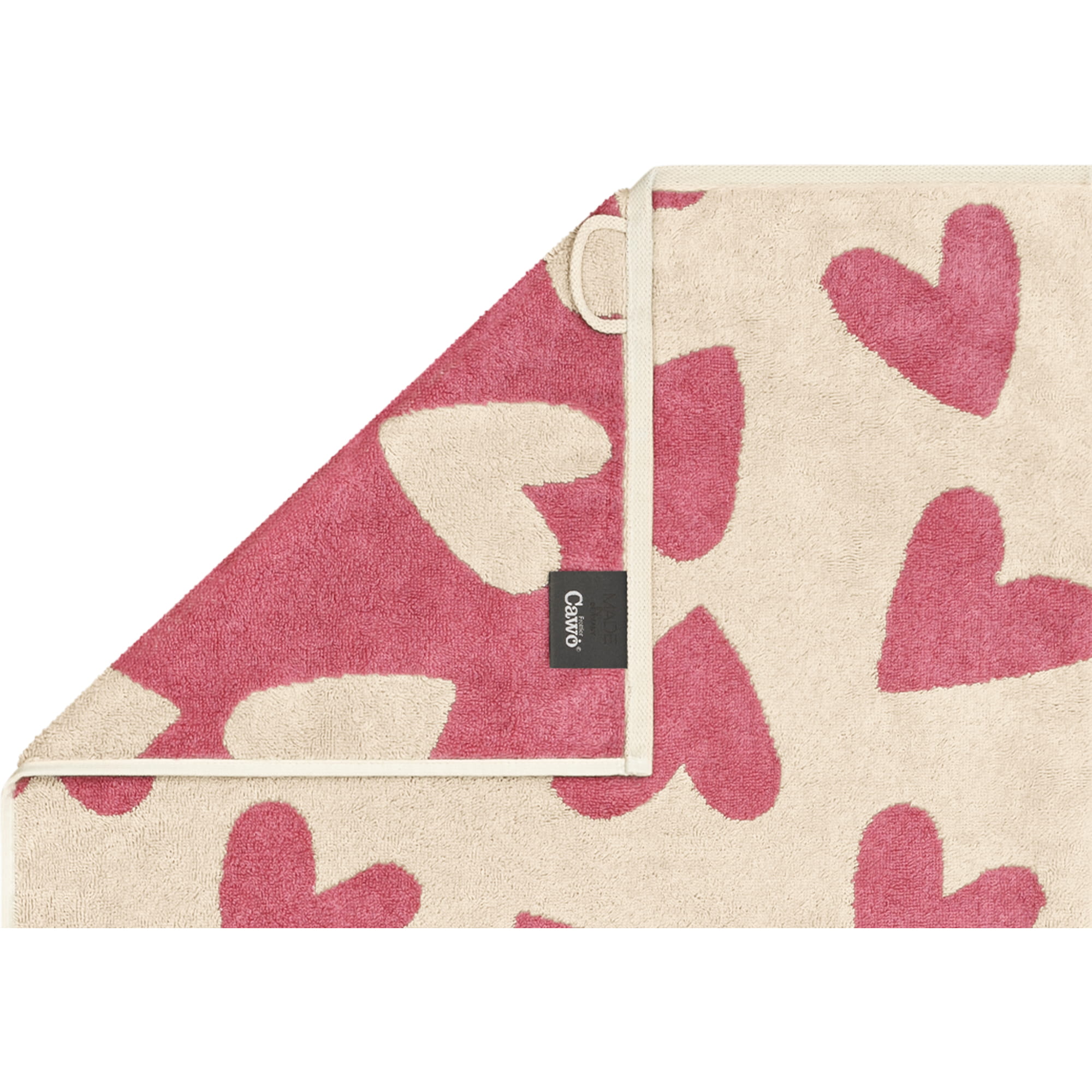 Cawö Handtücher Heart Beats Hearts 6275 beere - 32