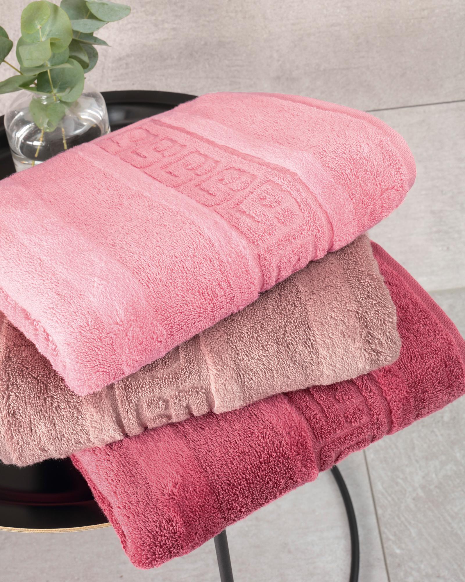 Cawö - Noblesse Uni 1001 - Farbe: 271 - altrosa - Duschtuch 80x160 cm