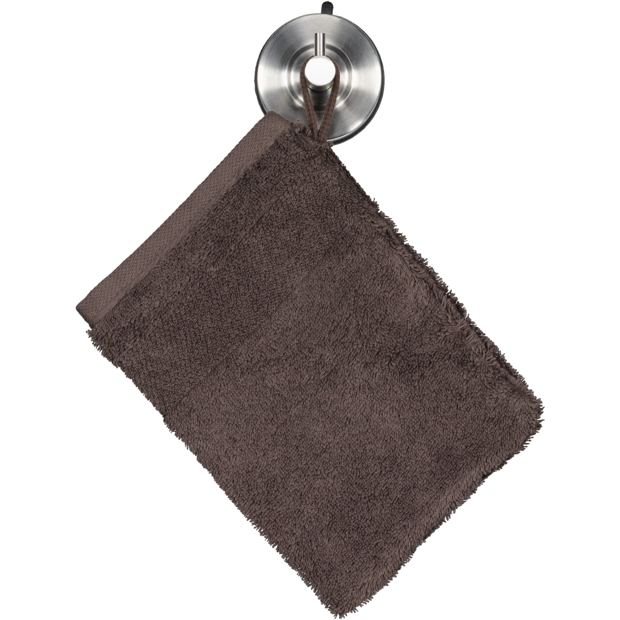 Villeroy & Boch Handtücher One 2550 - Farbe: chocolate - 397 - Waschhandschuh 16x22 cm