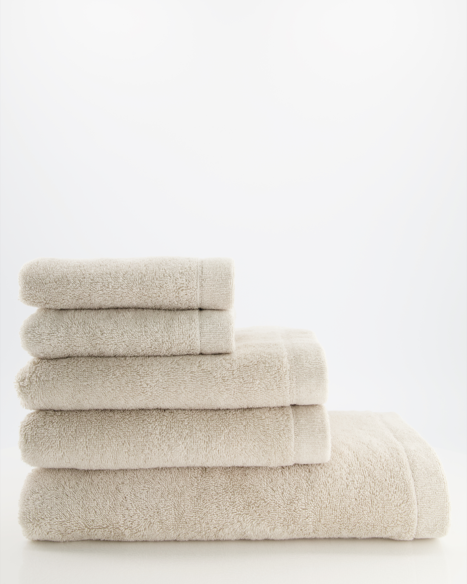 Cawö Handtücher Lifestyle Uni 7007 travertin - 366 - Seiflappen 30x30 cm