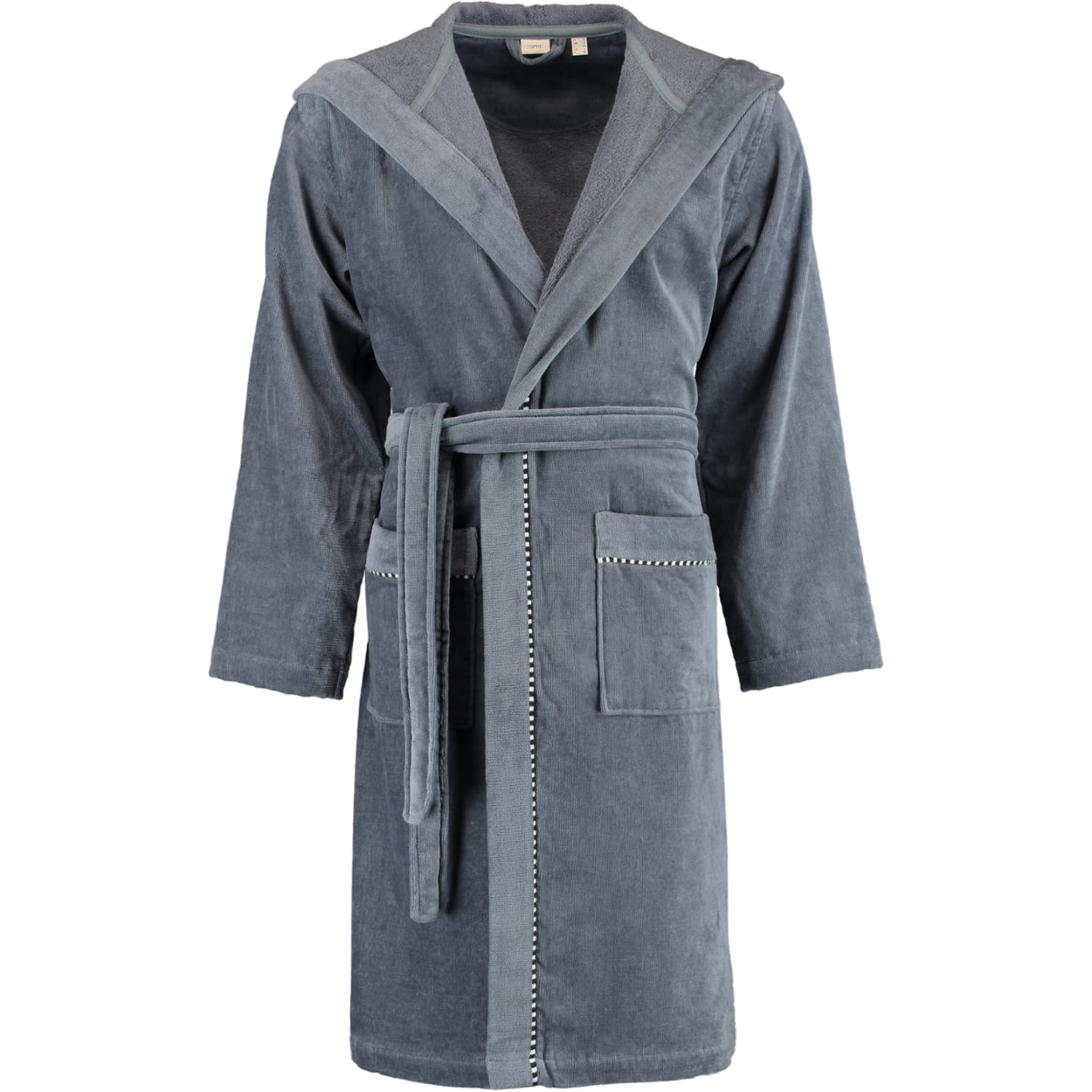 Esprit Bademäntel unisex Kapuze Box grey steel - 740
