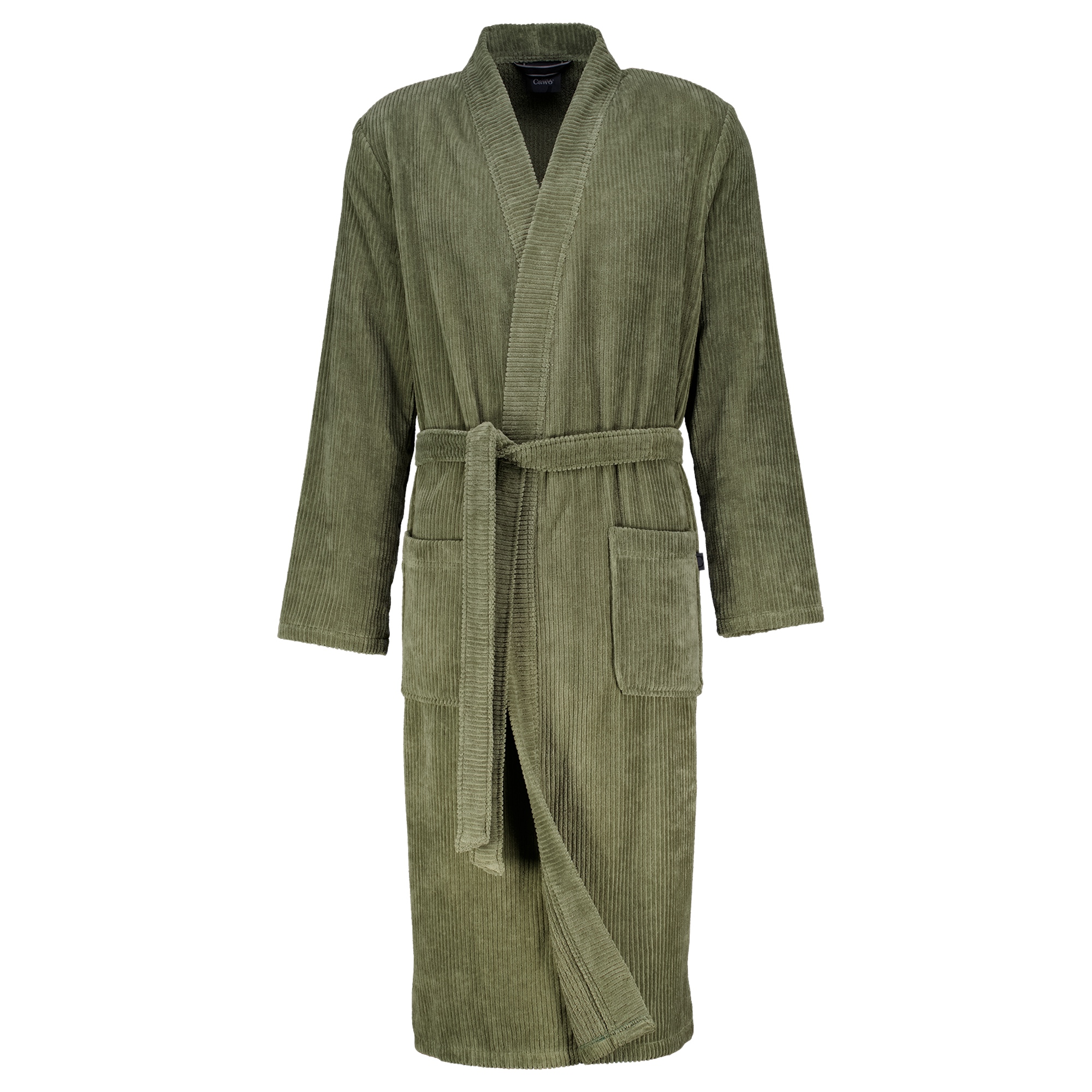 Cawö Bademäntel Herren Kimono Cord-Optik 6540 field - 453