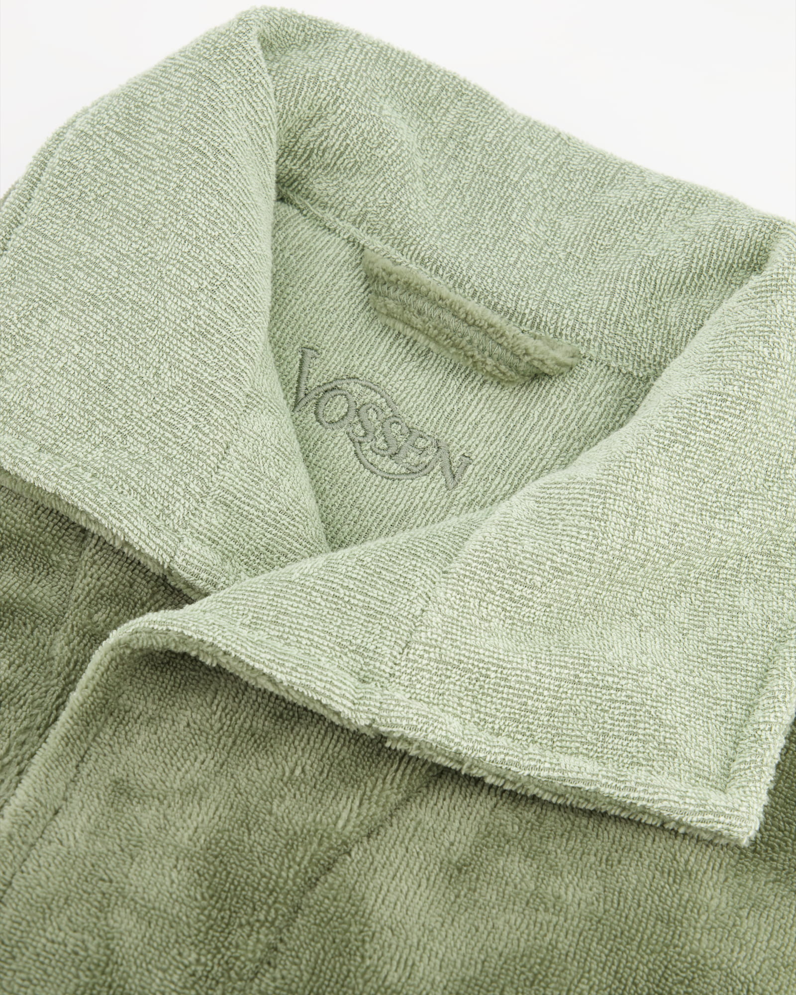 Vossen Bademäntel Damen Stehkragen Andorra detox green/eukalyptus - 0002