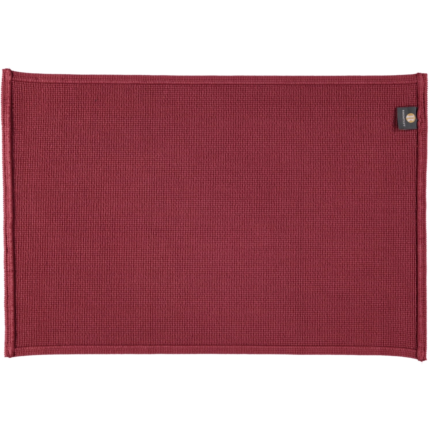 Rhomtuft - Badteppiche Plain - Farbe: marsala - 391 - 60x90 cm