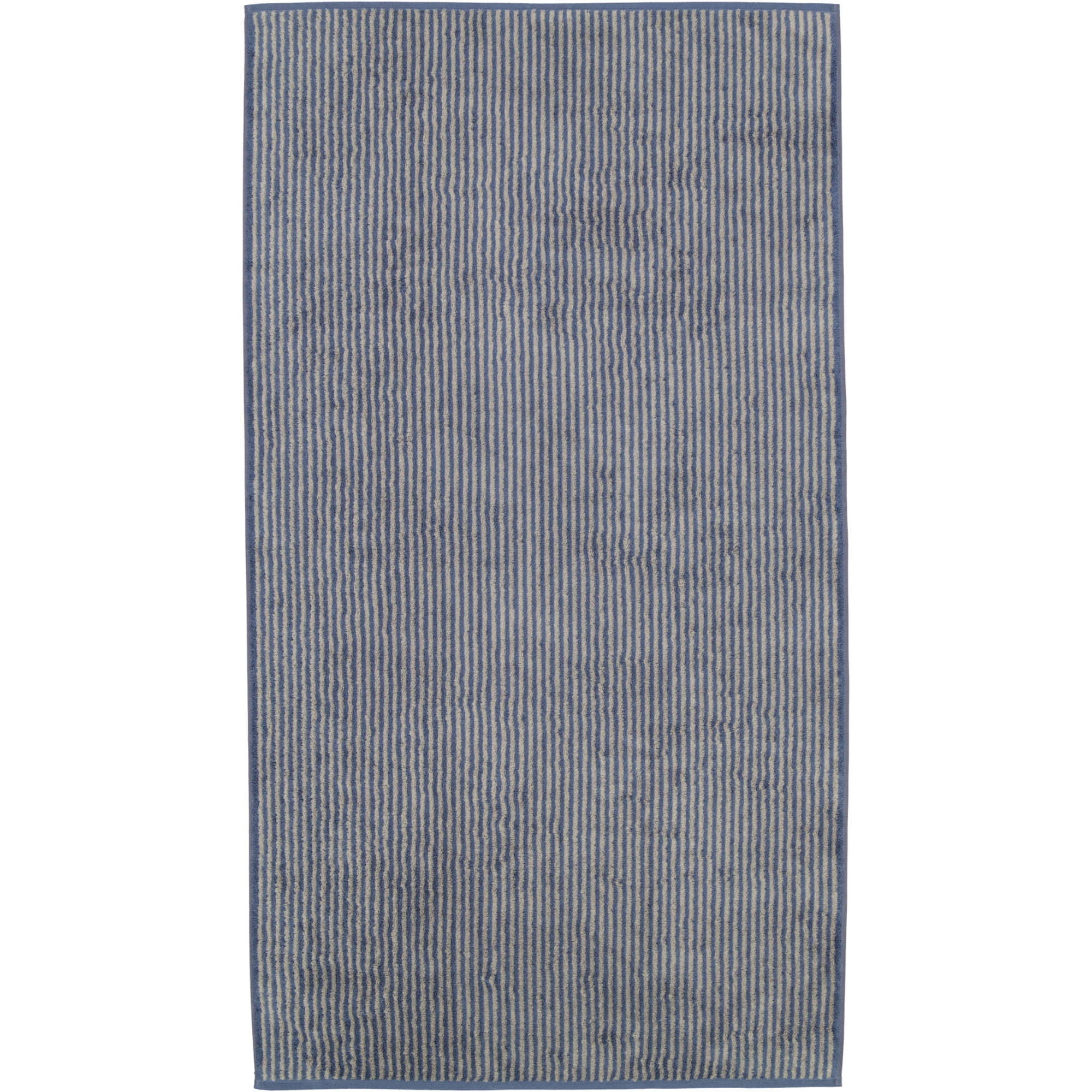 Cawö Handtücher Two-Tone Stripes 480 nachtblau - 10 - Duschtuch 80x150 cm