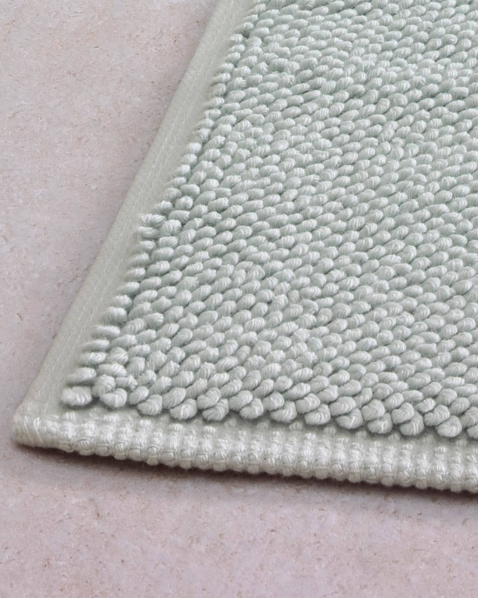 Cawö Home - Badteppich Loop 1007 - Farbe: eukalyptus - 450