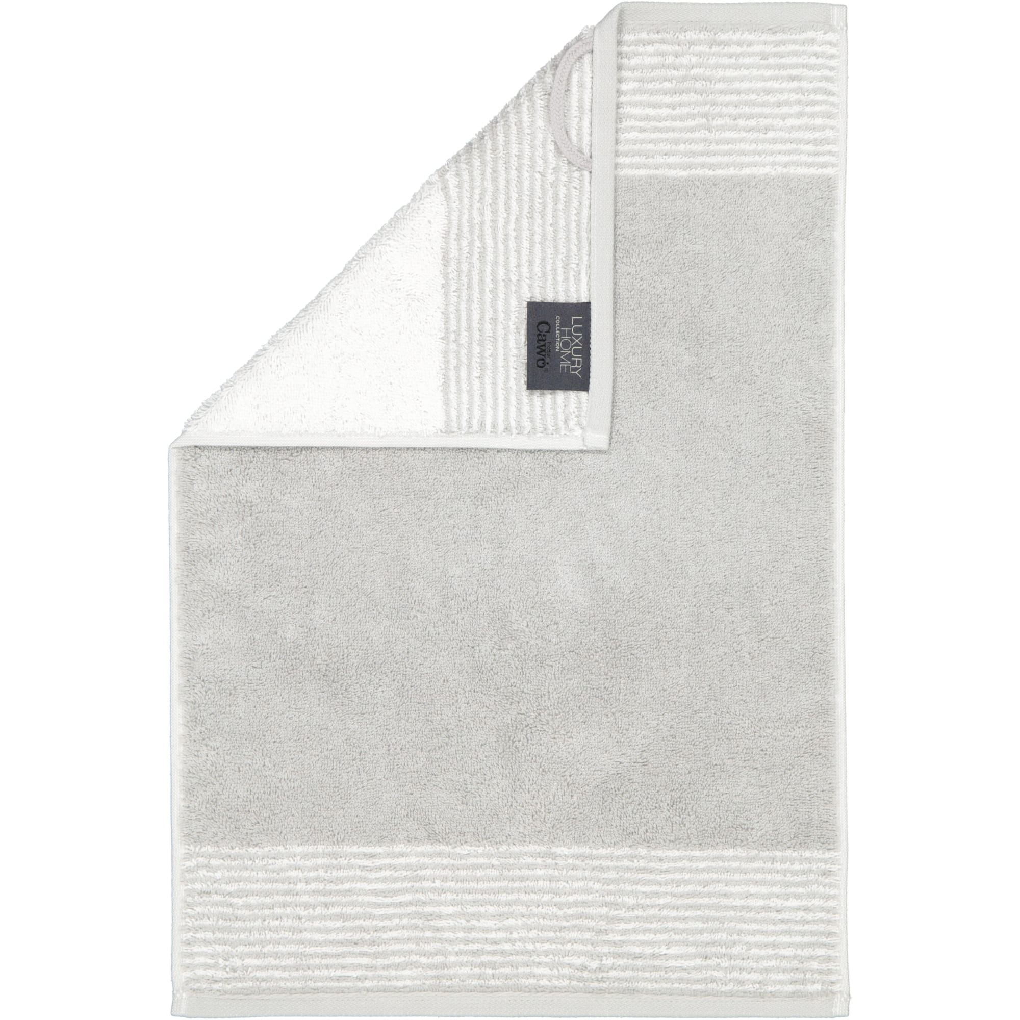 Cawö - Luxury Home Two-Tone 590 - Farbe: platin - 76 - Gästetuch 30x50 cm