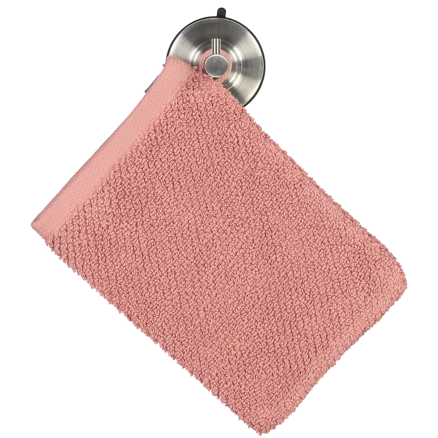 Essenza Connect Organic Uni - Farbe: rose - Waschhandschuh 16x22 cm