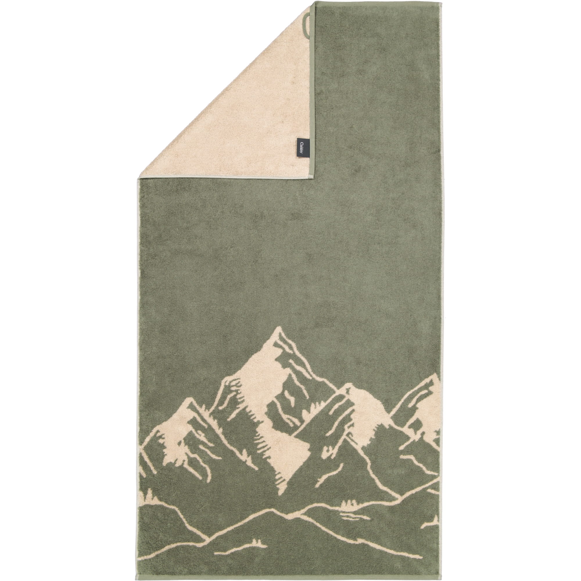 Cawö Handtücher Alpenchic Edition Berge 6269 zirbe - 43 - Duschtuch 70x140 cm